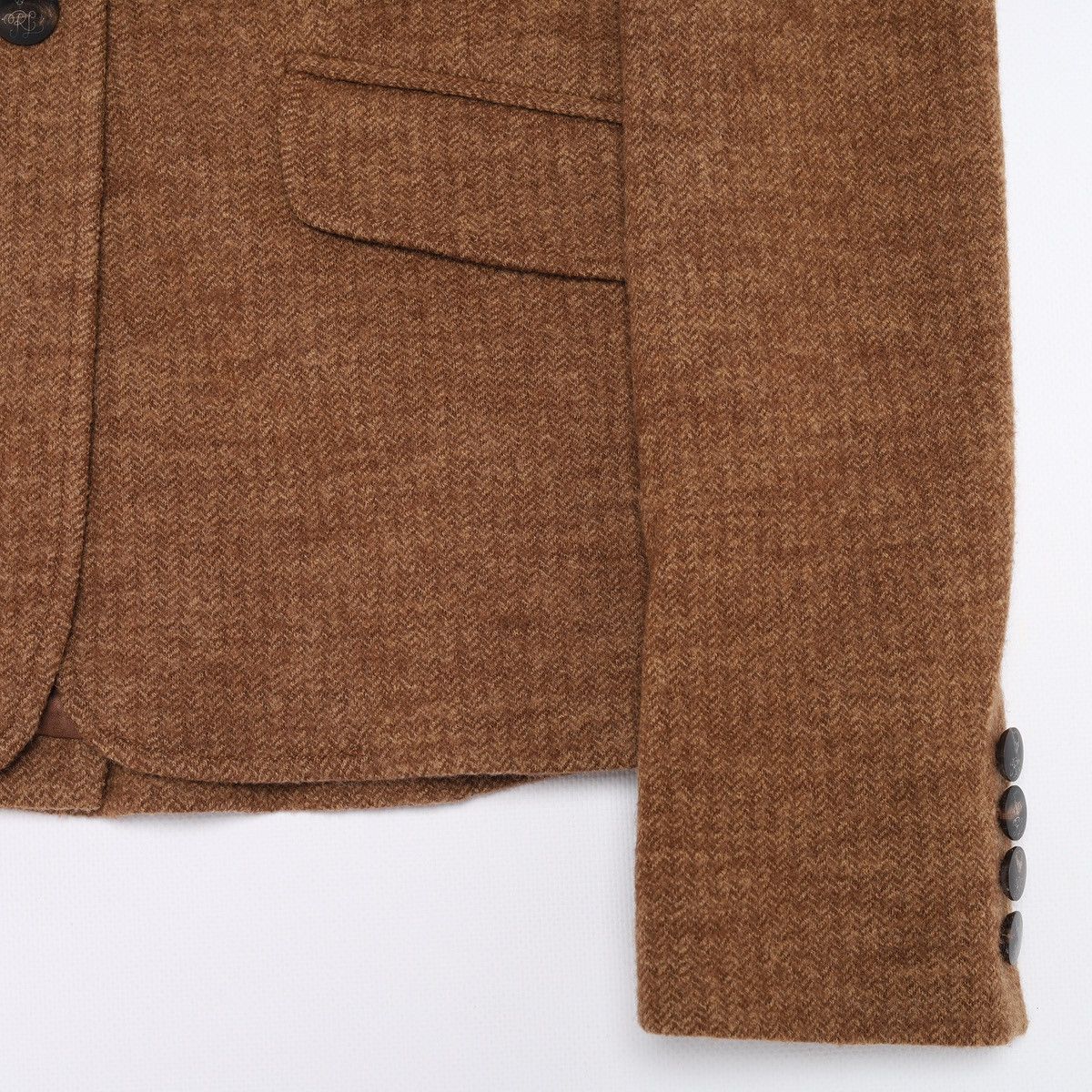 Ralph Lauren Sport Polo Ralph Lauren Sport Tweed Wool Blazer Jacket Brown Size M / US 6-8 / IT 42-44 - 5 Thumbnail