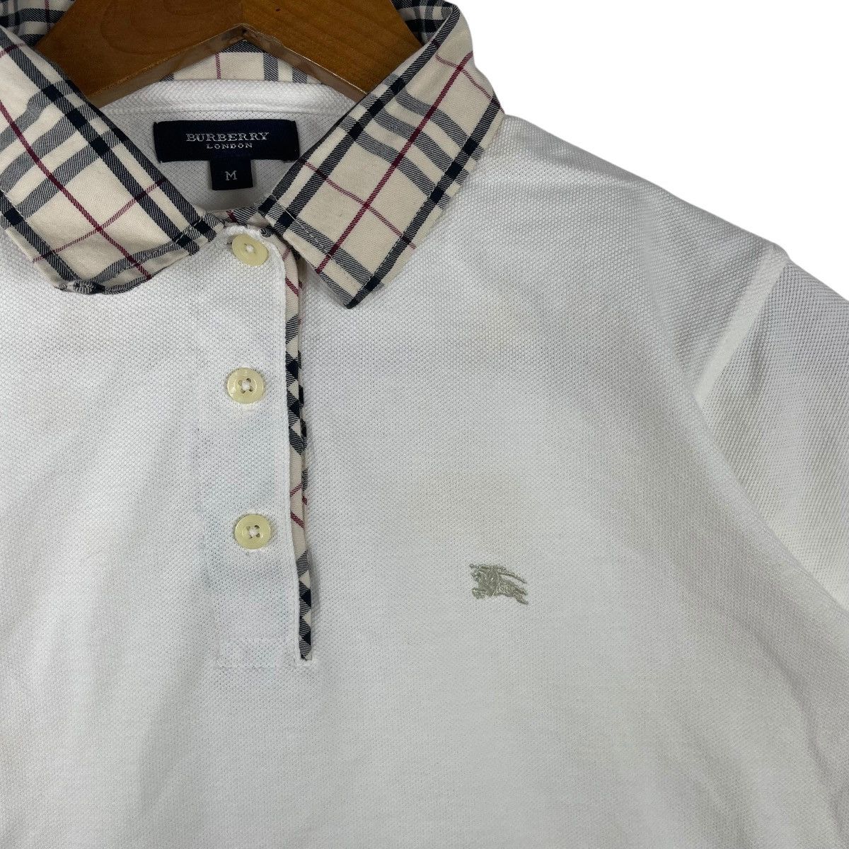 Burberry Burberry London Nova Check Polo Tee Shirt Size US M / EU 48-50 / 2 - 3 Thumbnail