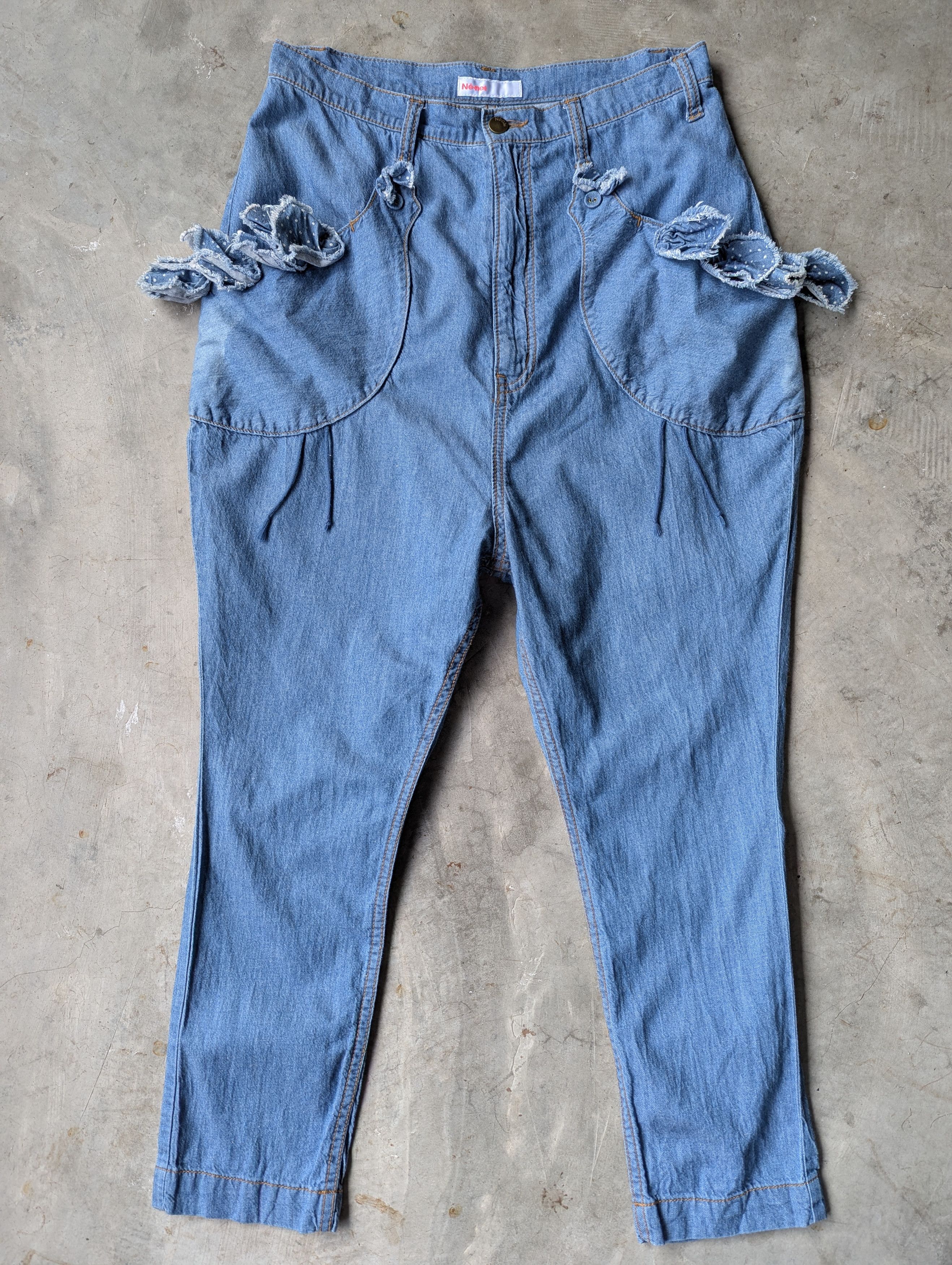 Ne-Net Ne-Net Issey Miyake Balloon Pants Jeans Size 30" / US 8 / IT 44 - 1 Thumbnail