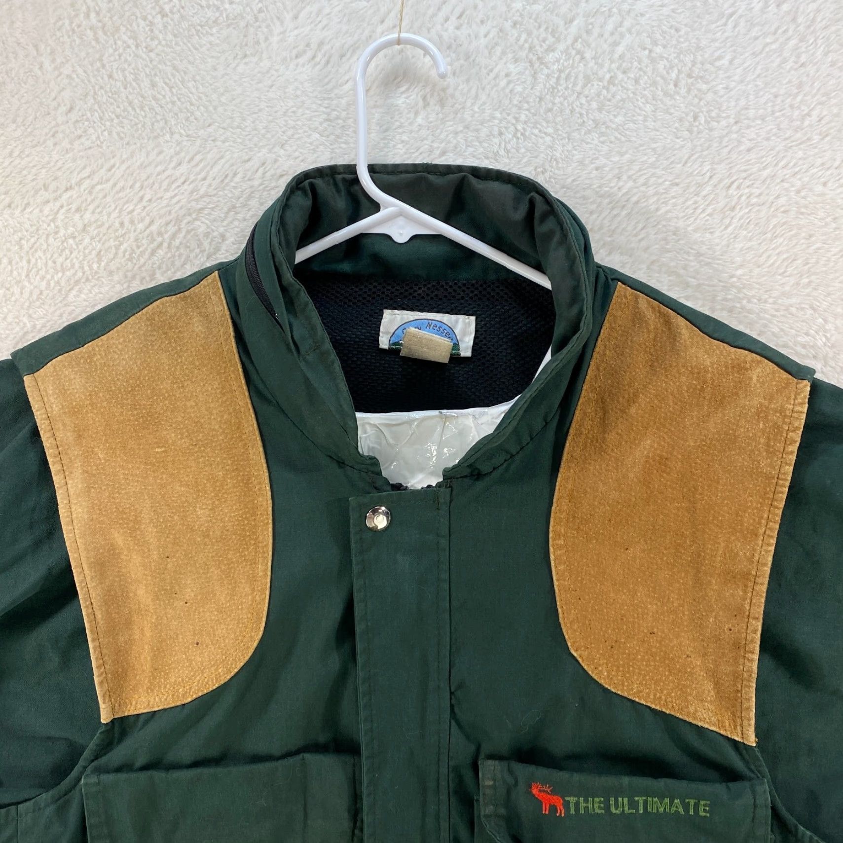Vintage VINTAGE Gary Nesse Outdoor The Ultimate Suede Patches Hunting Coat Jacket Mens Large Size US L / EU 52-54 / 3 - 5 Thumbnail
