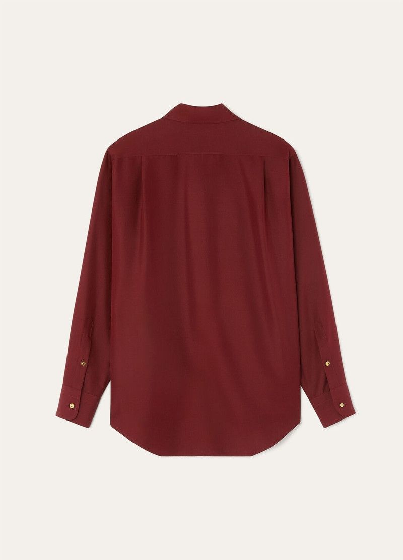 Loro Piana o1srvl11e0526 FAP2657 André Shirt in Red Size XS / US 0-2 / IT 36-38 - 6 Thumbnail