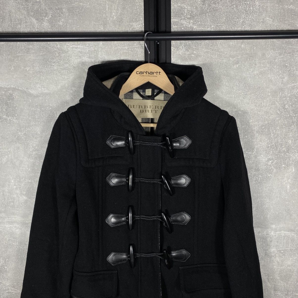 Burberry BURBERRY LONDON WOOL LONG DUFFLE COAT TRENCH COAT VINTAGE Size US S / EU 44-46 / 1 - 5 Thumbnail