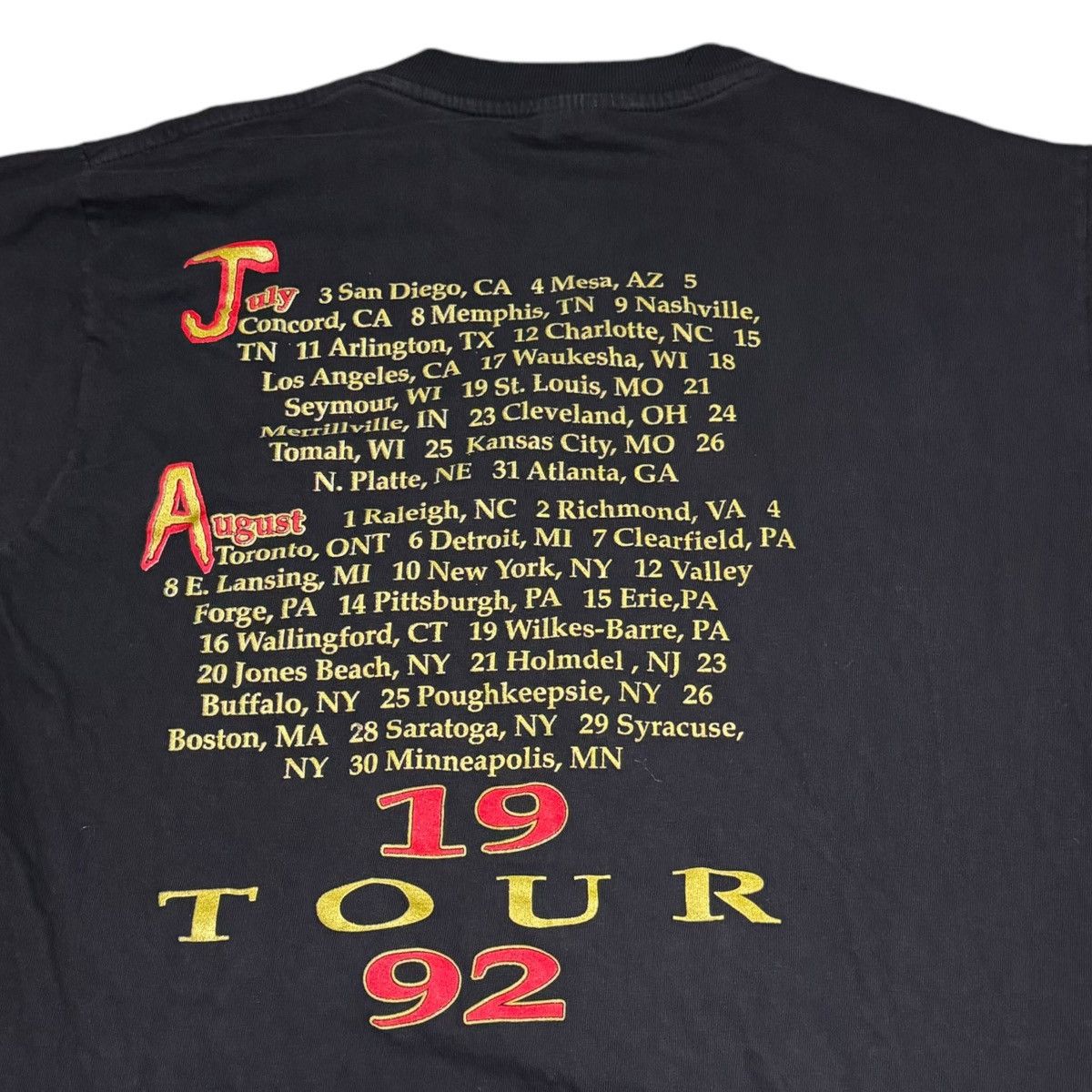 Band Tees × Vintage Vintage 1992 Richard Marx Rush Street World Tour Shirt L Size US L / EU 52-54 / 3 - 4 Thumbnail