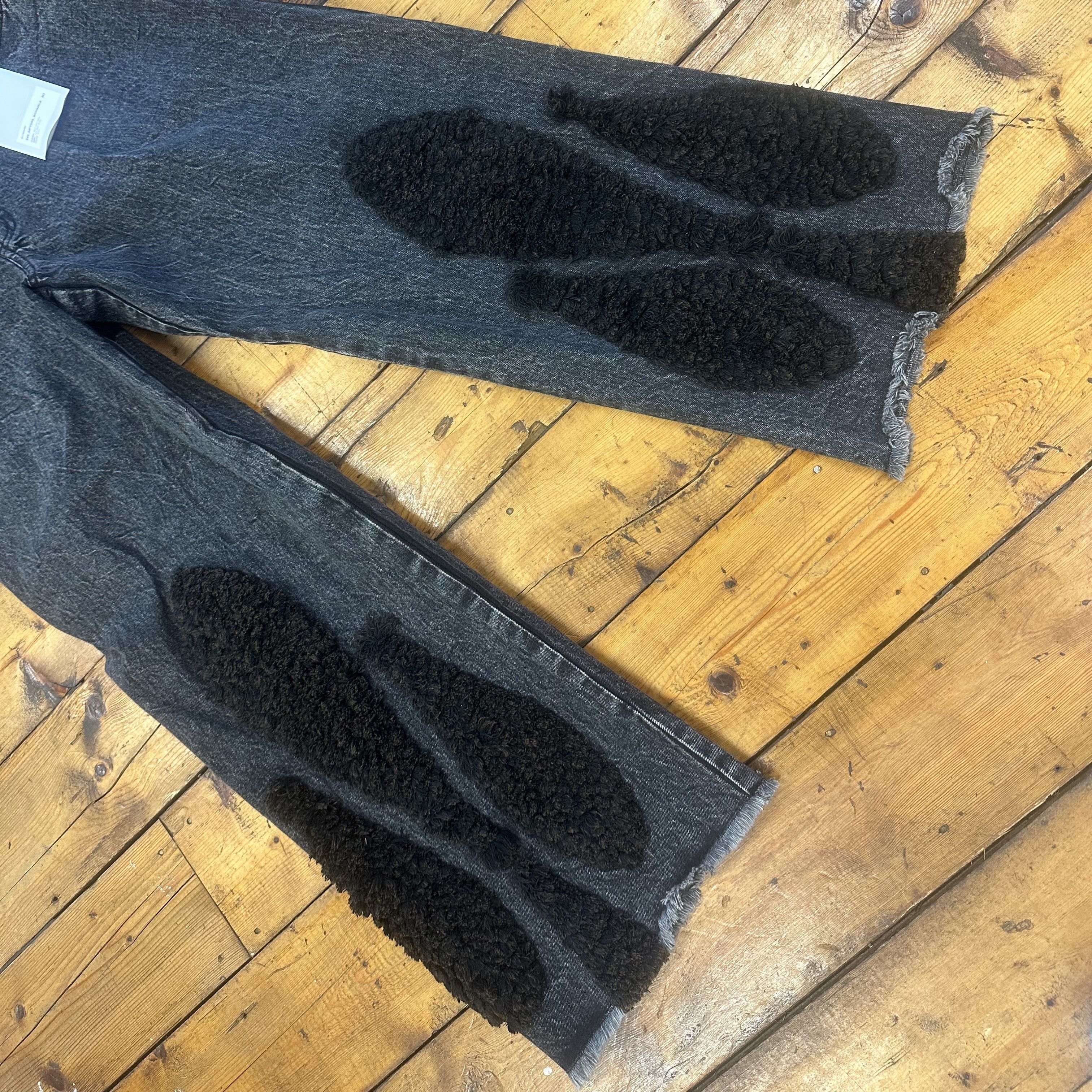 Song For The Mute Song For The Mute Acid Wash Denim Black Boyfriend Jeans Size US 34 / EU 50 - 8 Thumbnail