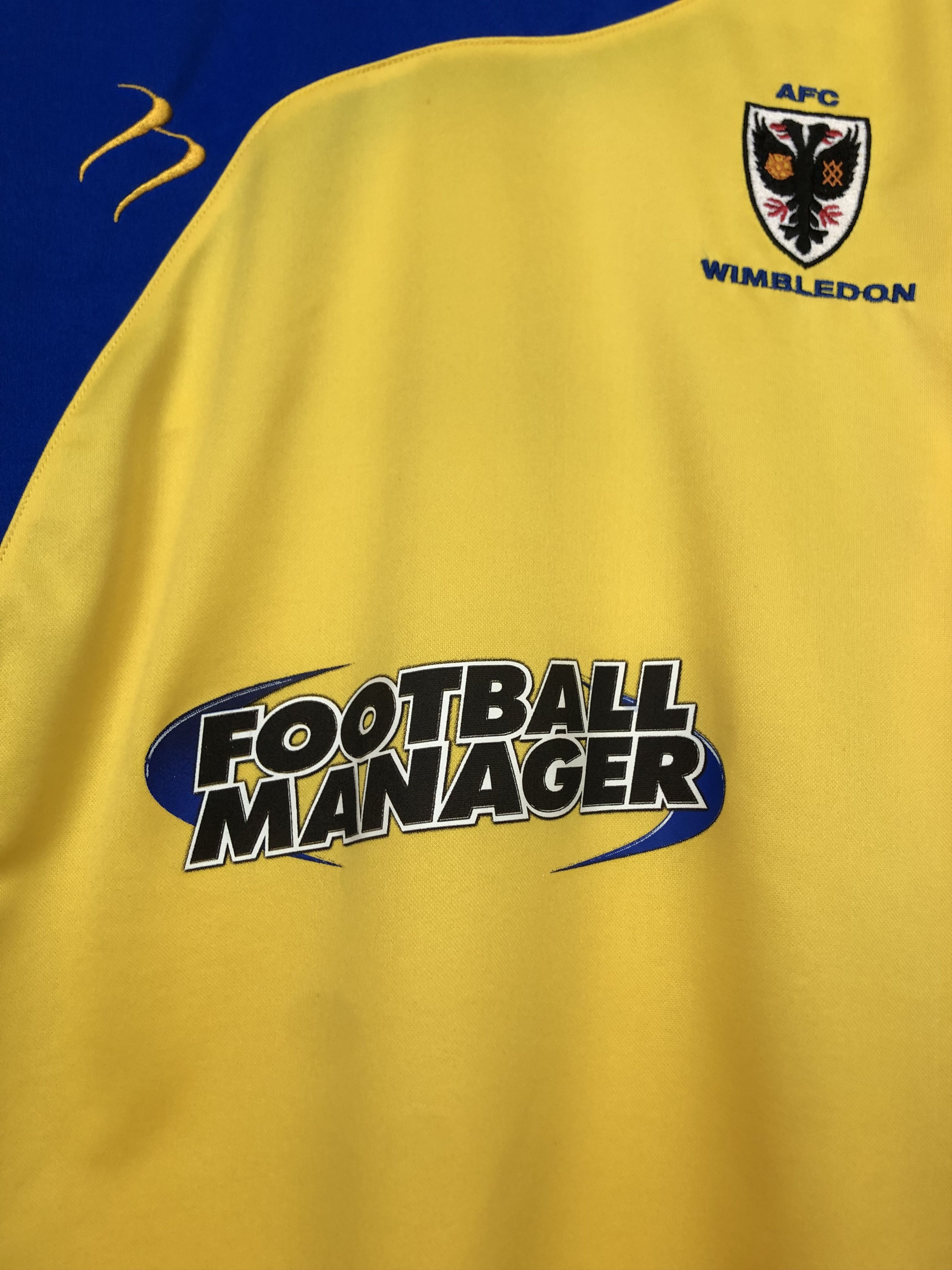 Vintage Wimbledon football shirt 2009 Soccer Long Sleeve Jersey Size US XL / EU 56 / 4 - 3 Thumbnail