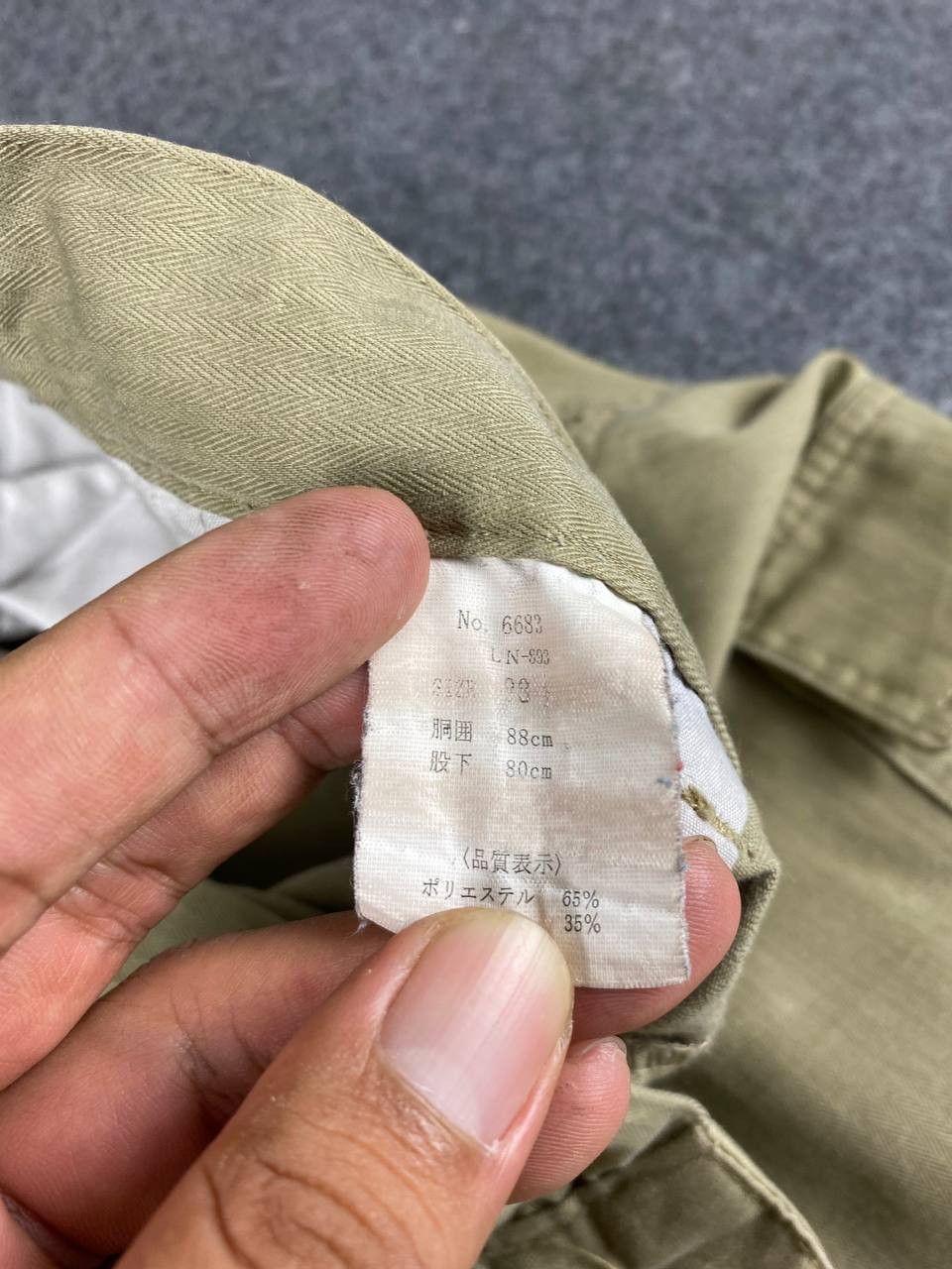 Japanese Brand japanese brand herringbone twill cargo pants nice design Size US 35 - 15 Thumbnail