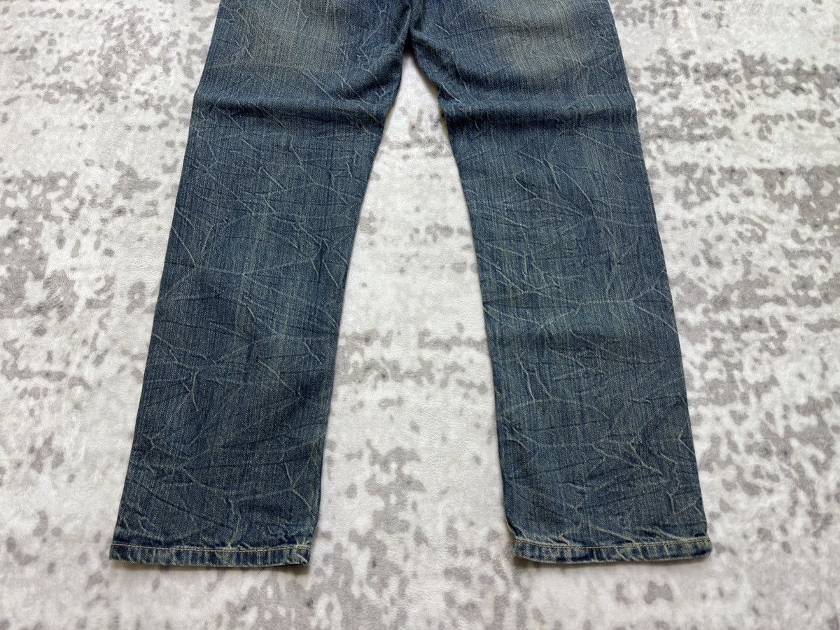 Hysteric Glamour Vintage Pretty Green Design Double Waist Distressed Denim Size US 30 / EU 46 - 10 Thumbnail