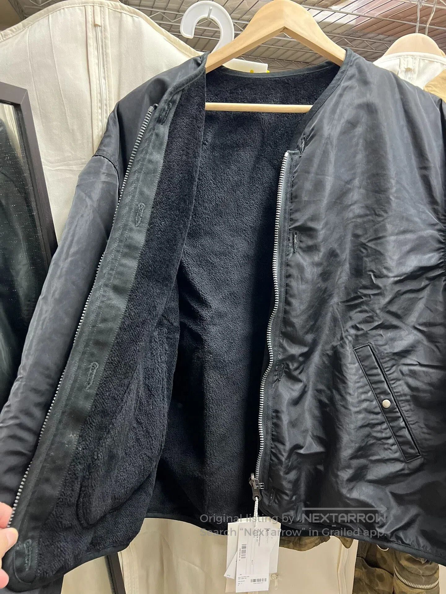 Visvim visvim iris liner jacket in black. Size US M / EU 48-50 / 2 - 4 Thumbnail