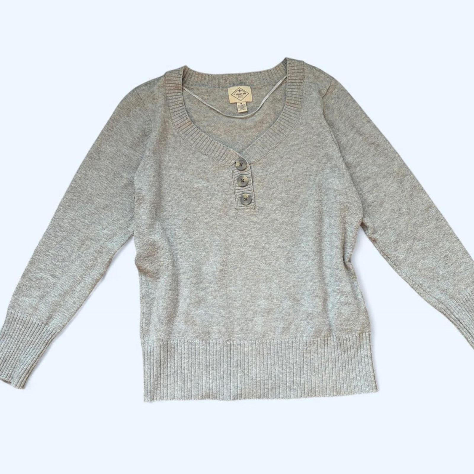 St. Johns Bay St johns bay grey button up Long Sleeve Size M / US 6-8 / IT 42-44 - 1 Thumbnail