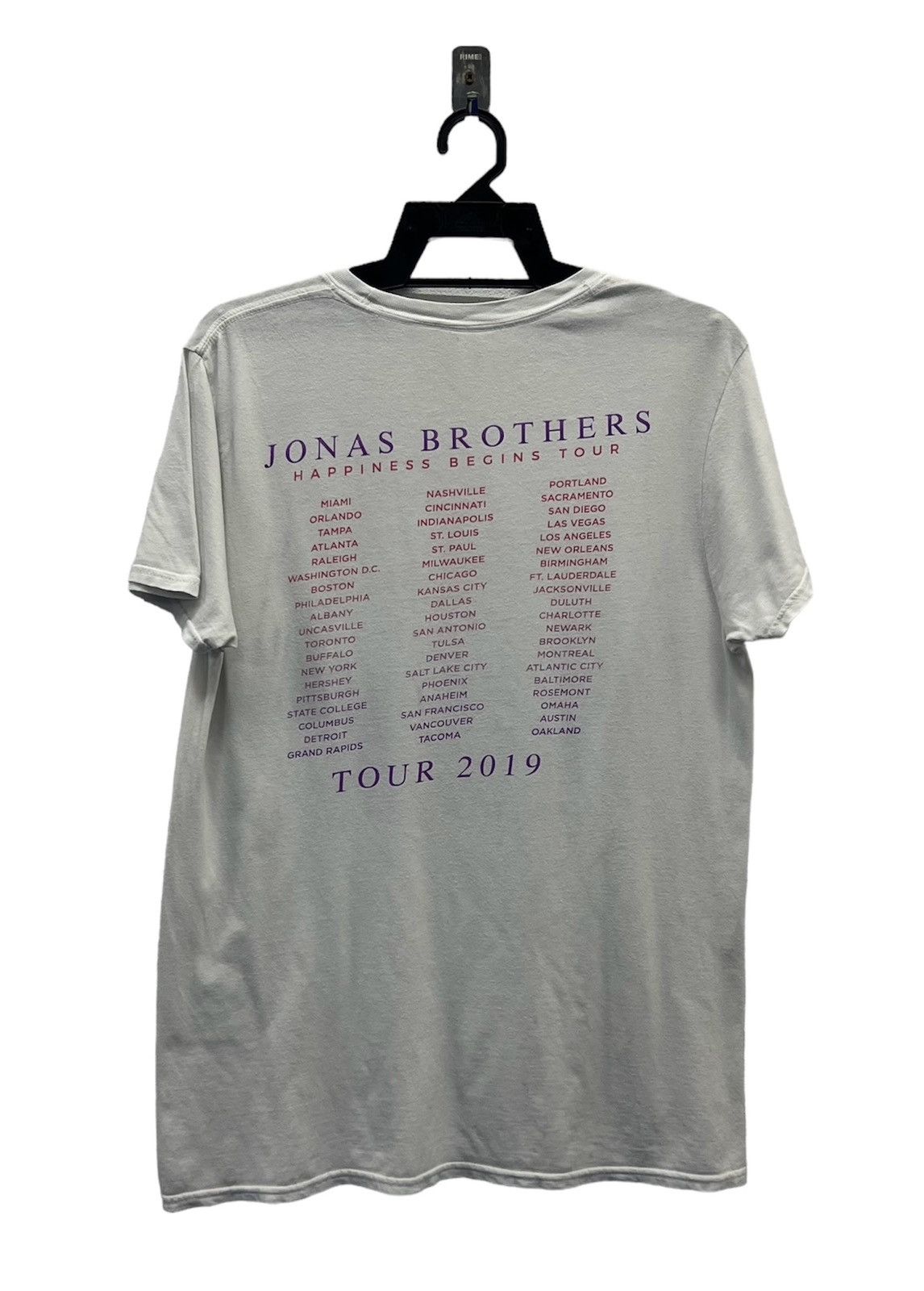 Band Tees × Gildan GILDAN SOFTSTYLE JONAS BROTHERS HAPPINESS BEGINS TOUR SHIRT Size US M / EU 48-50 / 2 - 2 Thumbnail