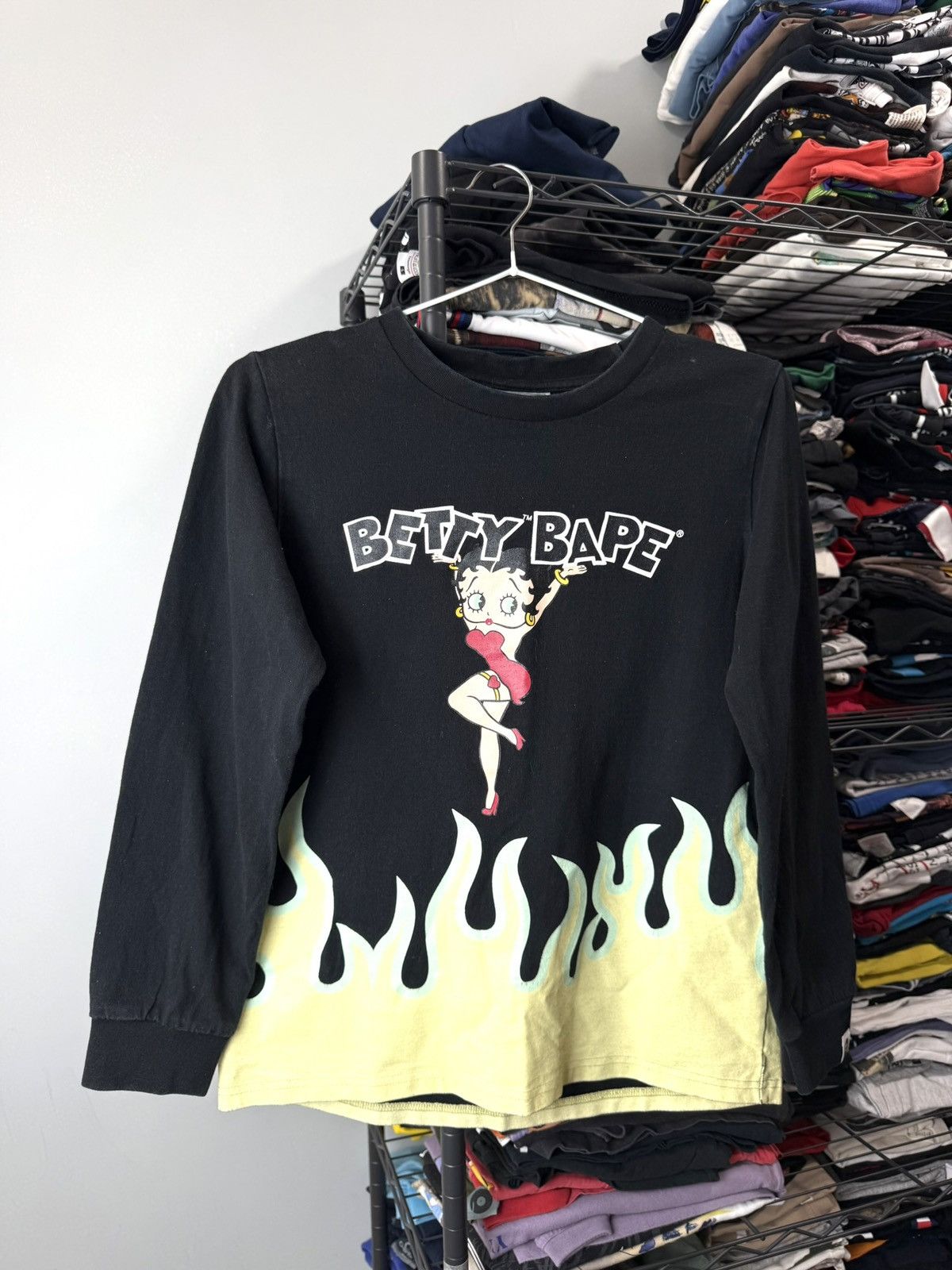 Bape Bape x Betty Boop L/S Tee | Grailed
