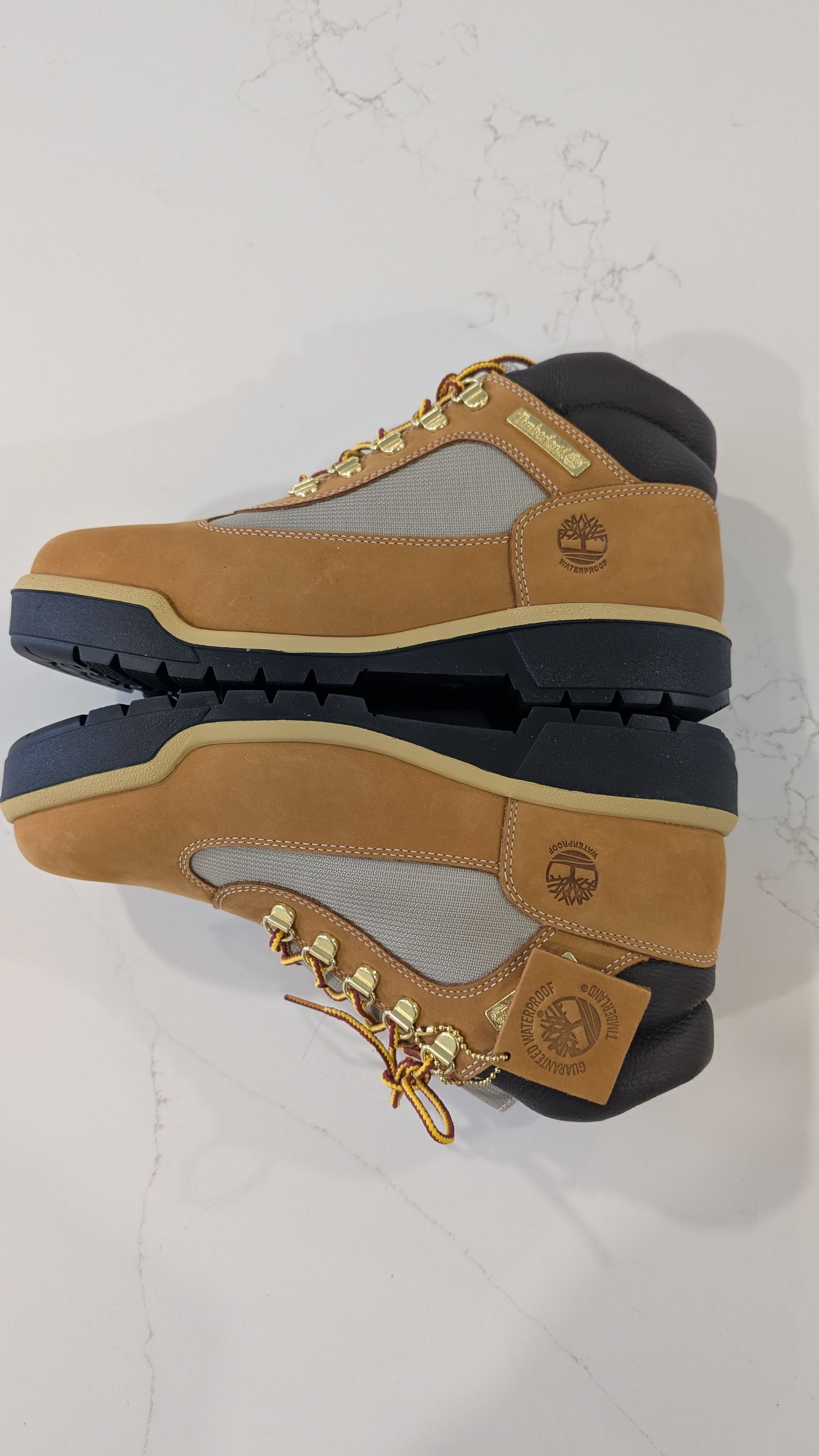 Timberland Timberland Men's 6" Waterproof Field Boot Wheat Nubuck 9 Size US 9 / EU 42 - 5 Thumbnail