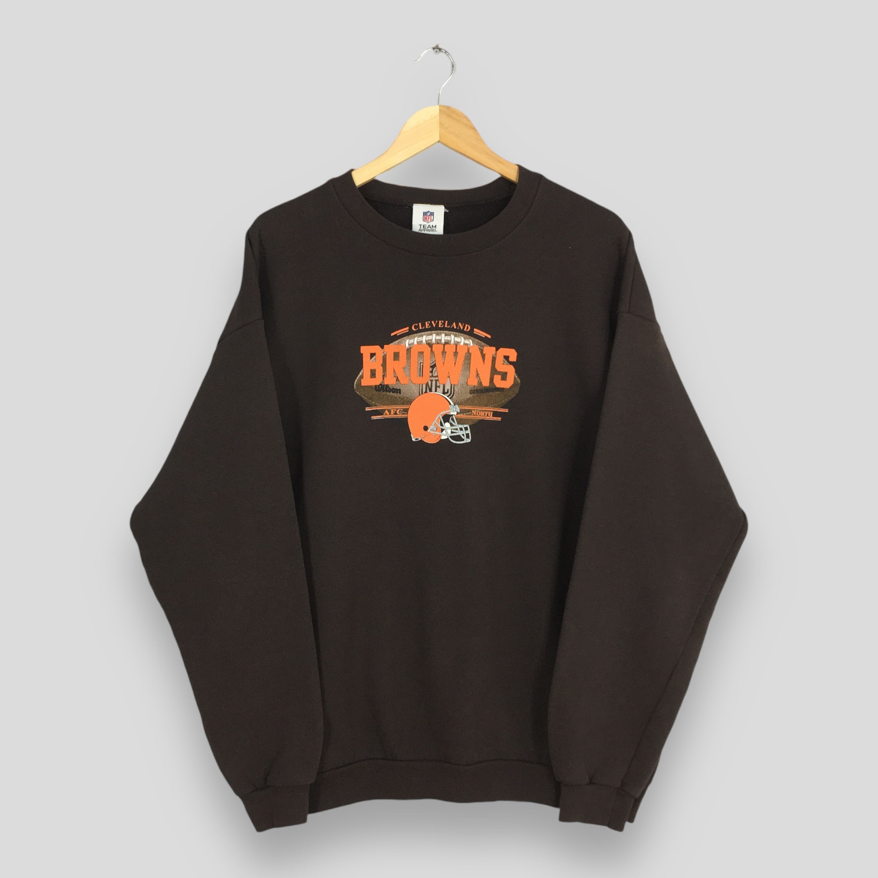 NFL Vintage Cleveland Browns Rugby NFL Sweatshirt XLarge Size US XL / EU 56 / 4 - 1 Thumbnail