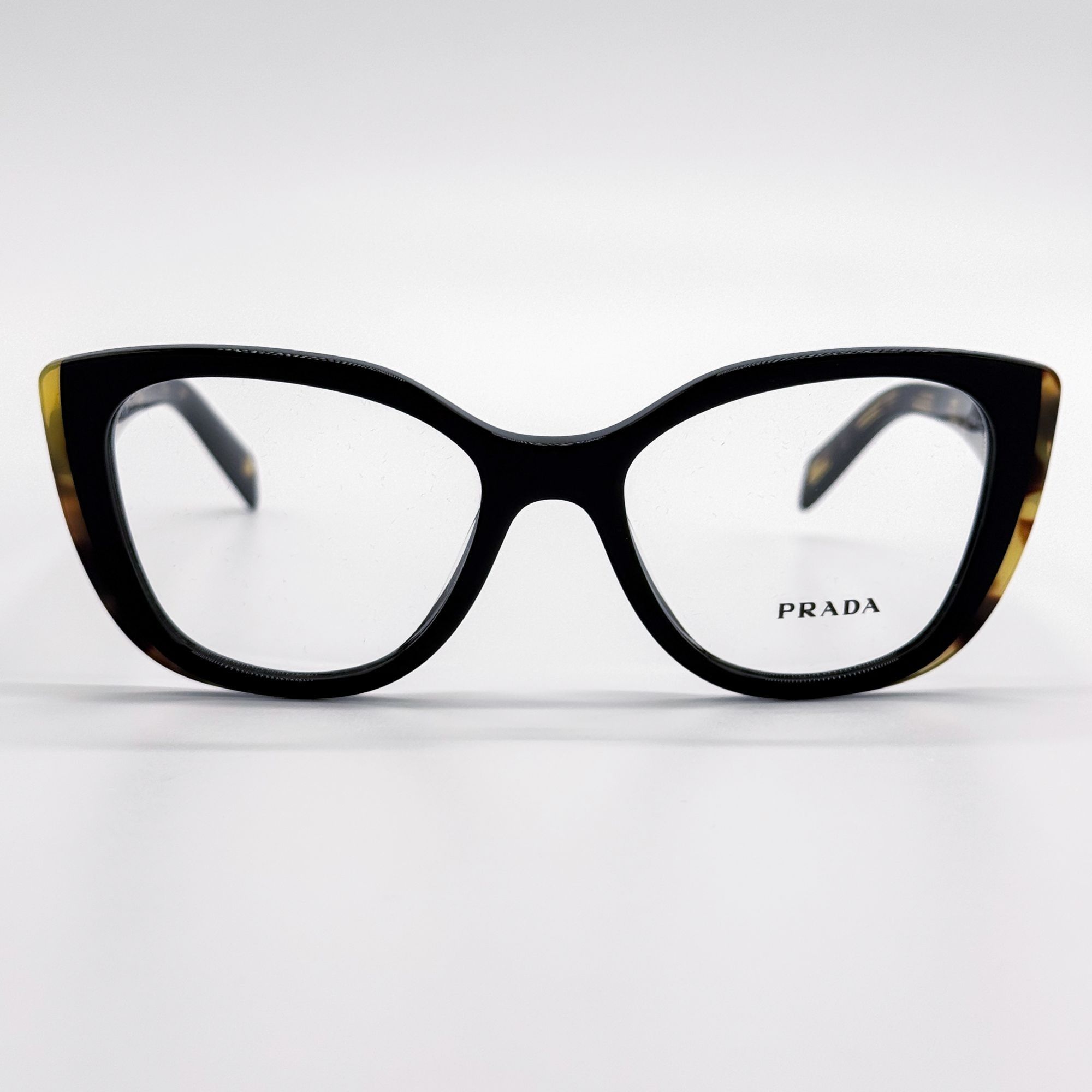Prada NEW PRADA EYEGLASSES PRB04V 3891O1 BLACK HAVANA WOMEN PR B04 Size ONE SIZE - 4 Thumbnail