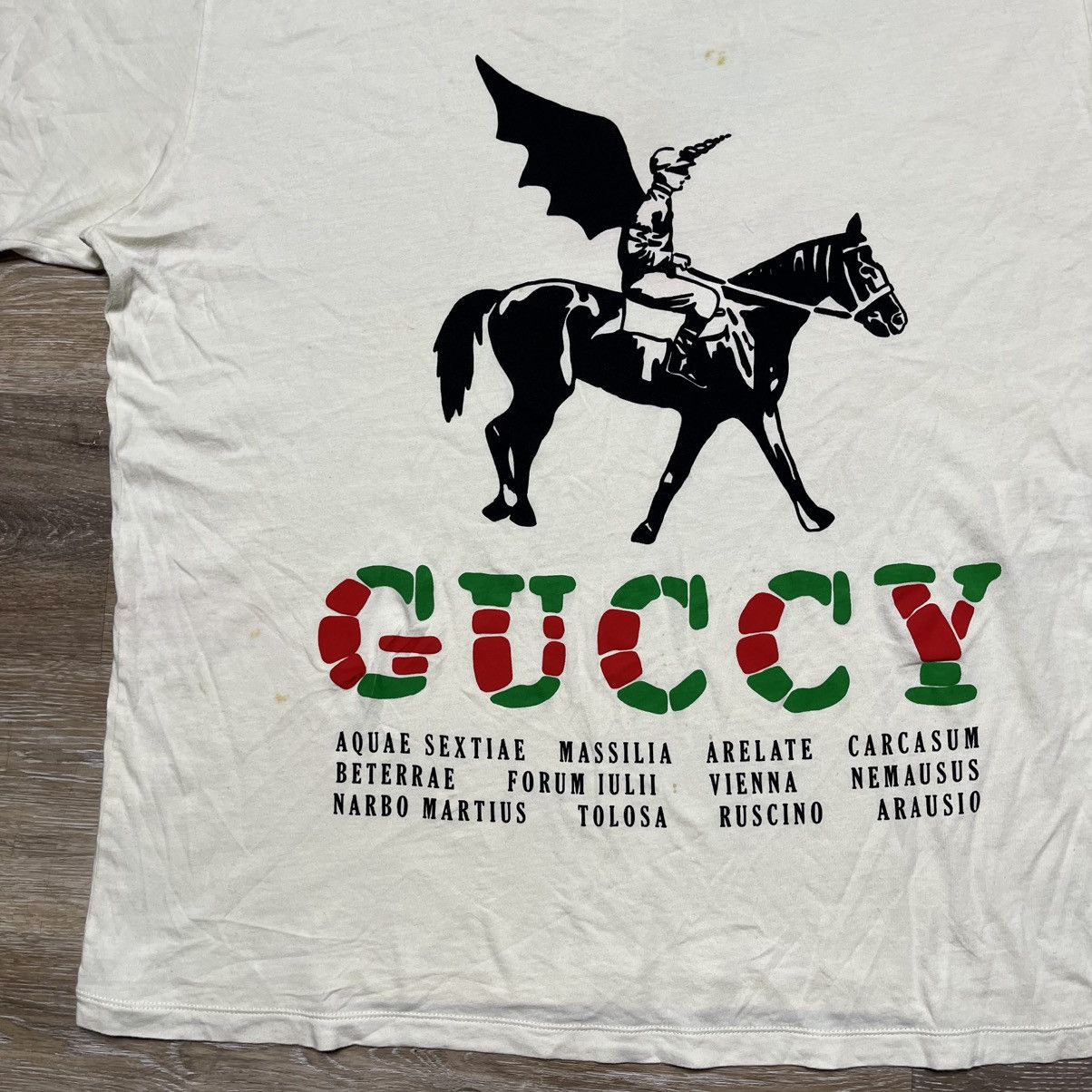 Designer × Gucci gucci winged jockey tee Size US XXL / EU 58 / 5 - 3 Thumbnail