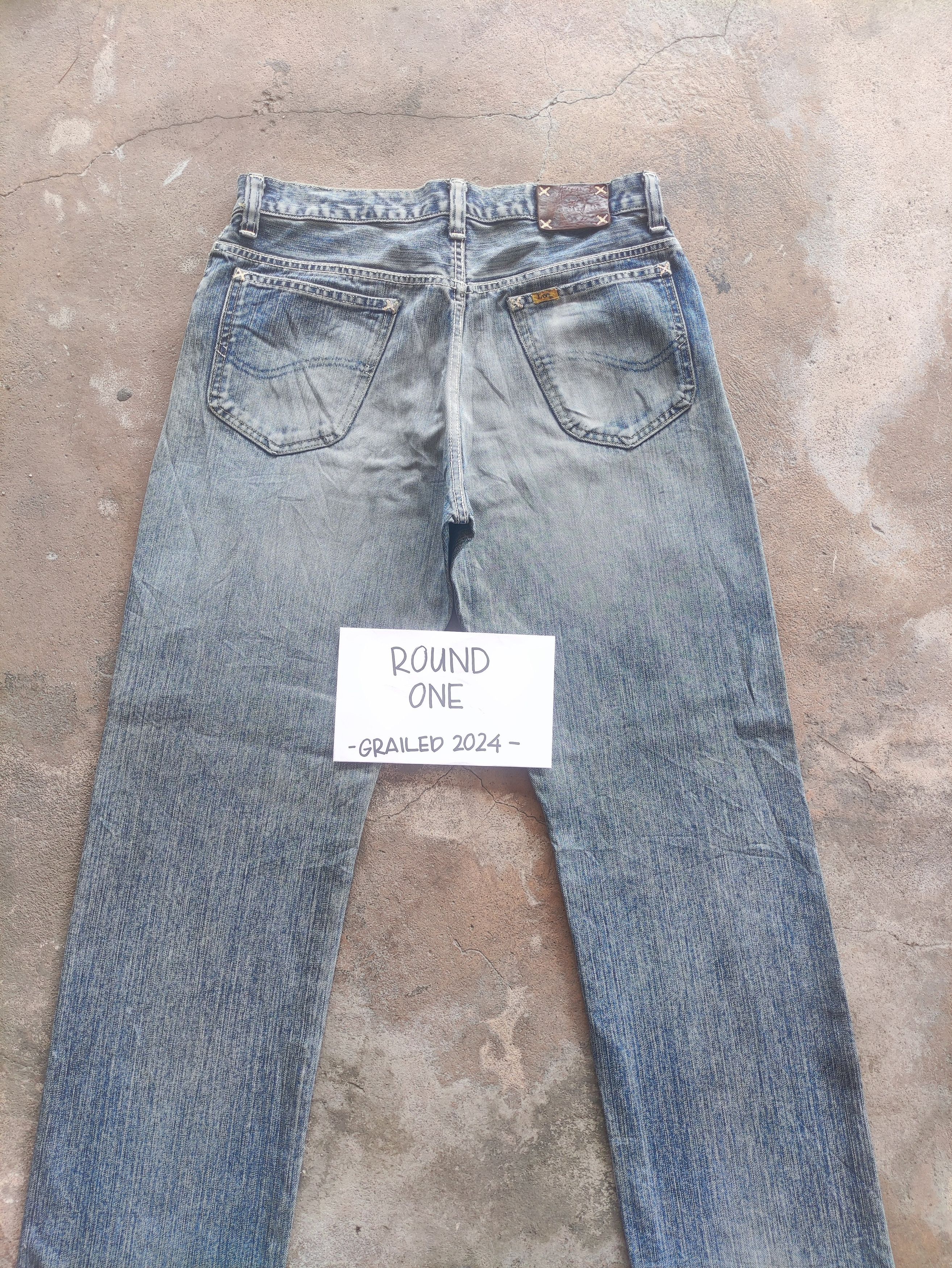 Jean × Lee × Vintage Vintage Lee Japan Denim Distressed Faded Pants Jeans W34 Size US 34 / EU 50 - 13 Thumbnail
