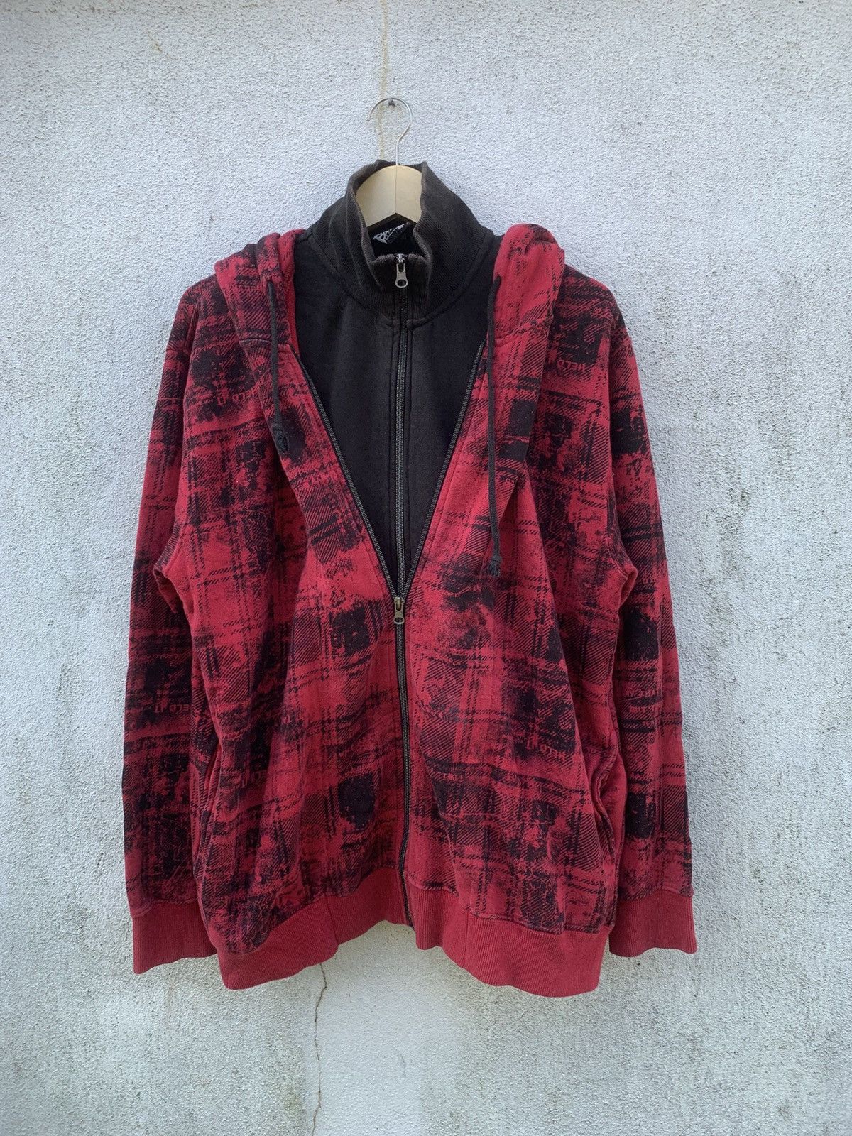 Hysteric Glamour × Undercover Japanese Booth Poem Double Layer Hoodie Jacket lgb style Size US L / EU 52-54 / 3 - 1 Thumbnail