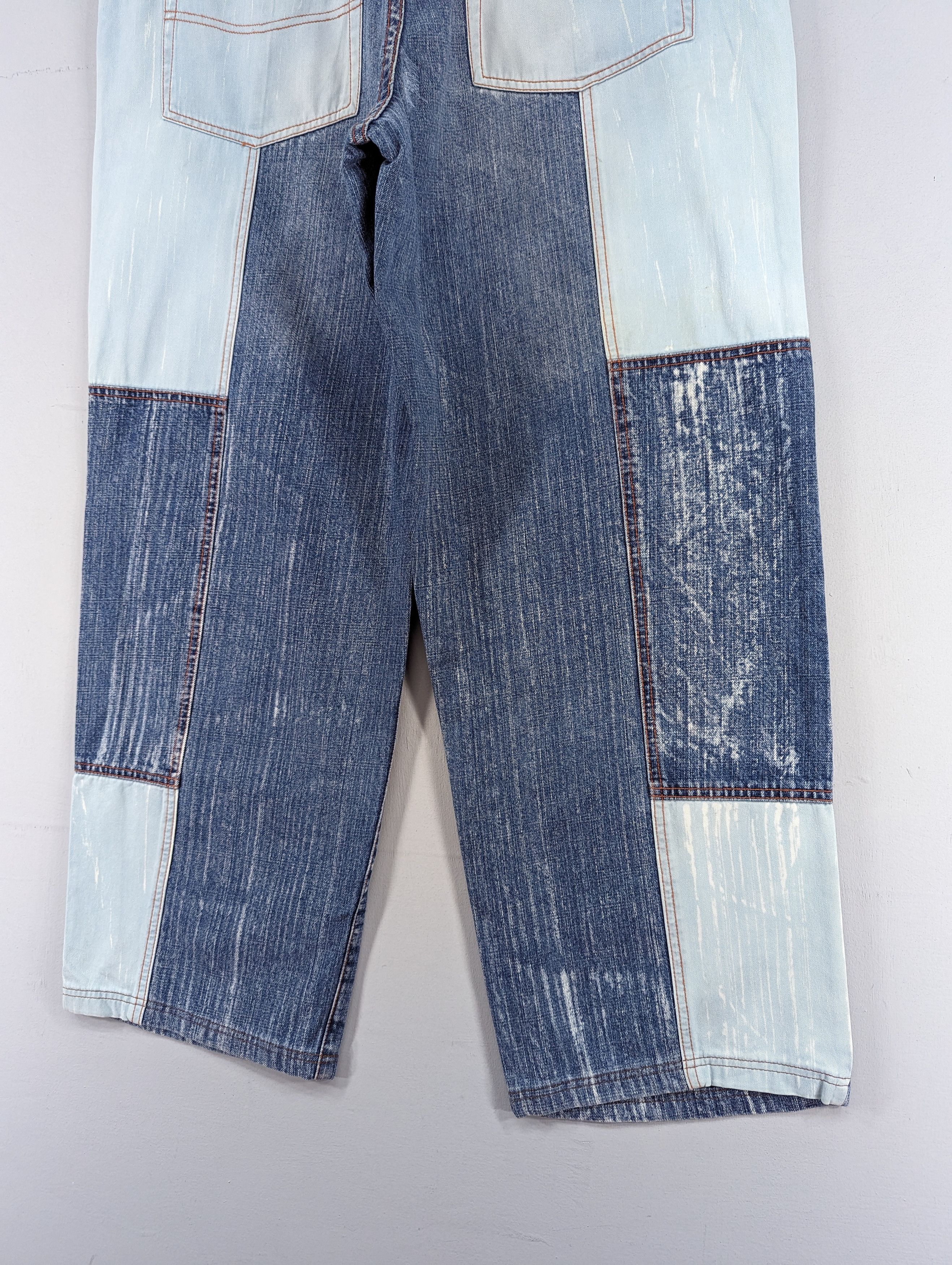 Phat Farm Vintage Phat Farm Patchwork Baggy Style Jeans Size US 36 / EU 52 - 5 Thumbnail