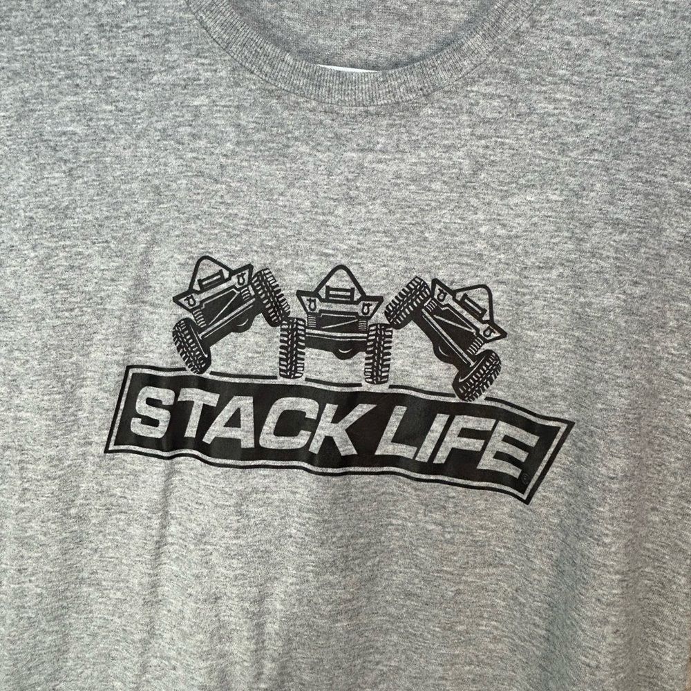 Other Jeep Triple Stack Life Grey Short Sleeve T-Shirt Medium Size M / US 6-8 / IT 42-44 - 3 Thumbnail