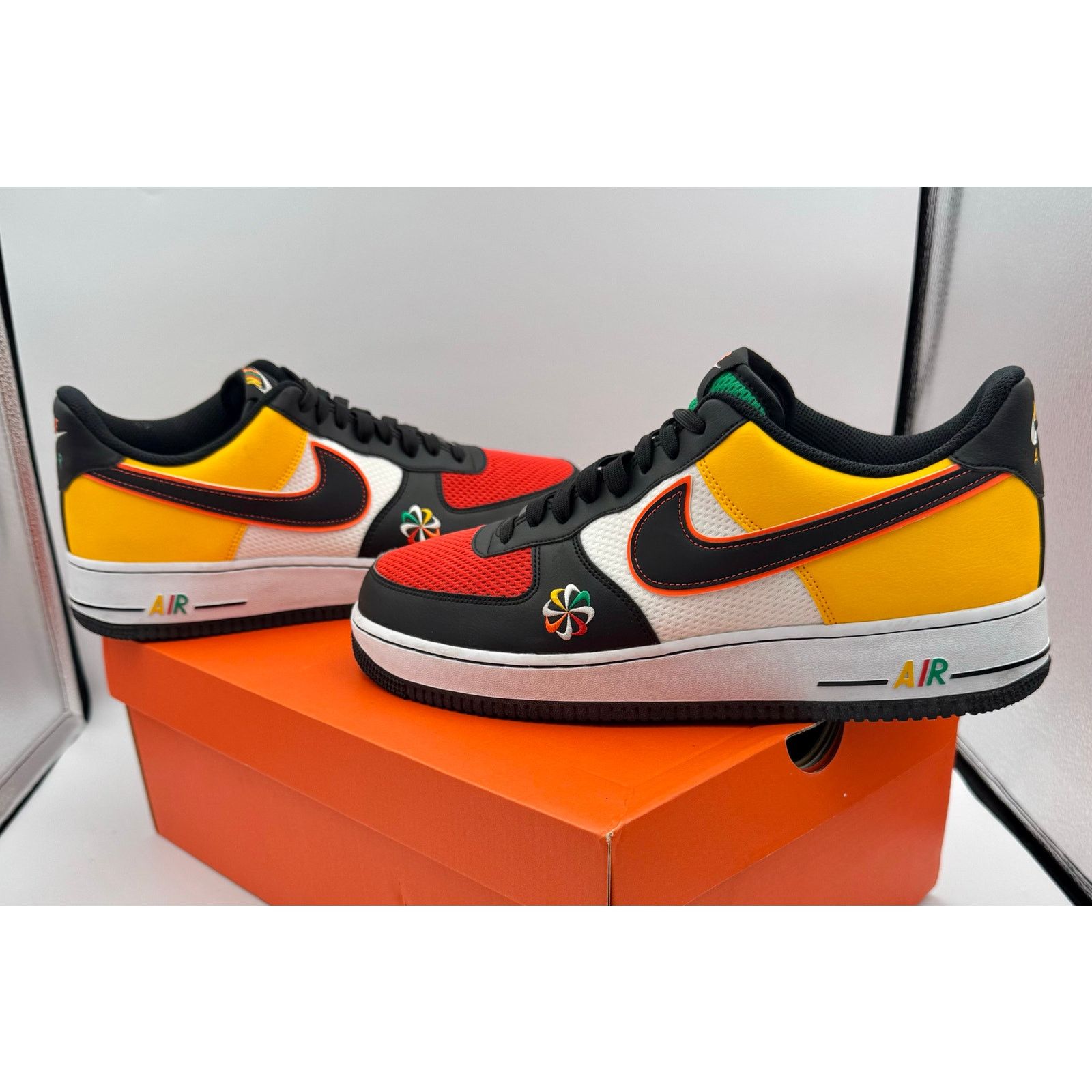 Nike AIR FORCE 1 LOW 'SUNBURST' CK9282-100 Sz11.5 preowned Size US 11.5 / EU 44-45 - 2 Thumbnail