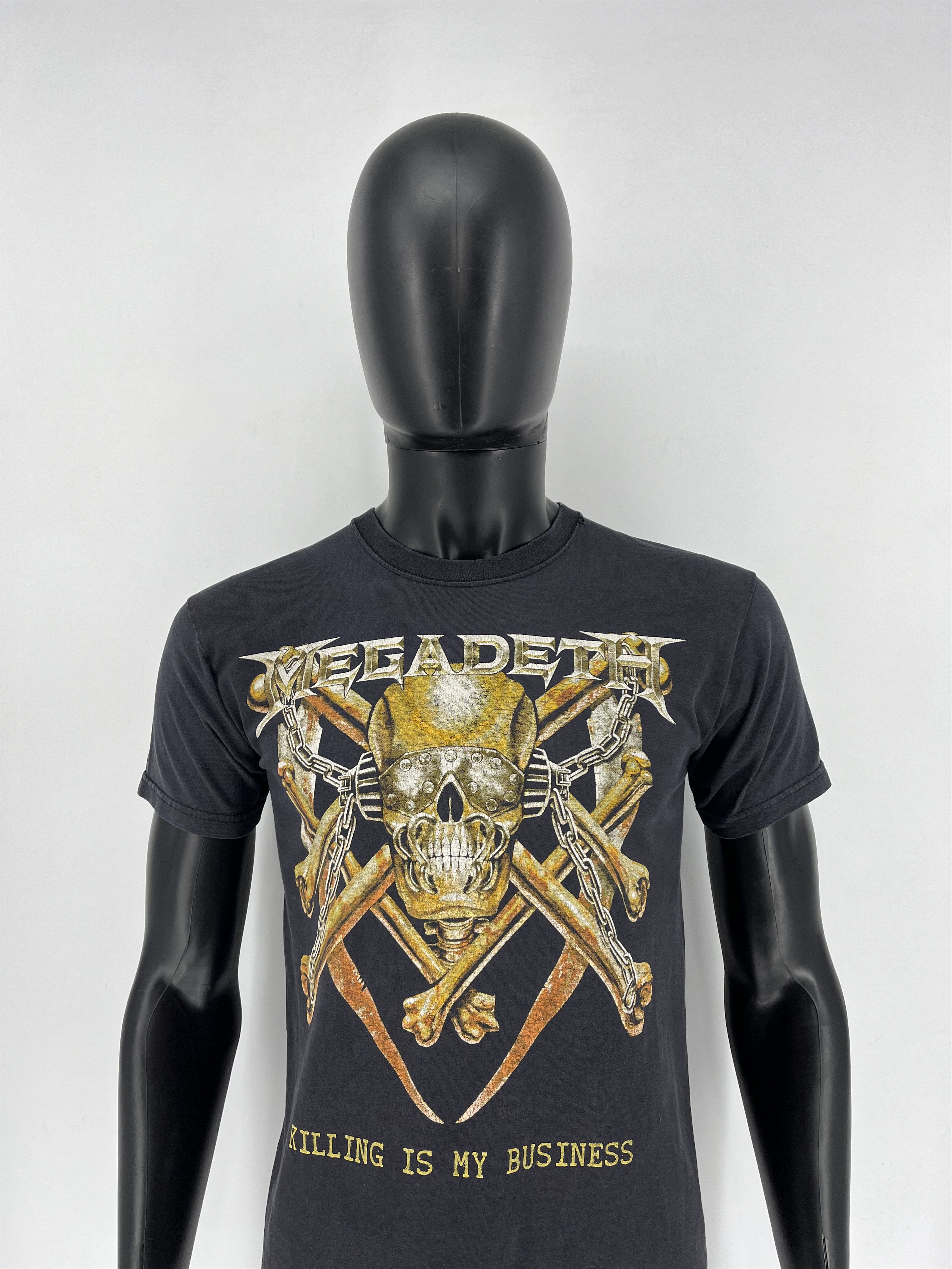 Band Tees × Vintage Vintage Y2K MEGADETH Band Rock Tee Horror Skull Screamer 90s Size US S / EU 44-46 / 1 - 1 Thumbnail