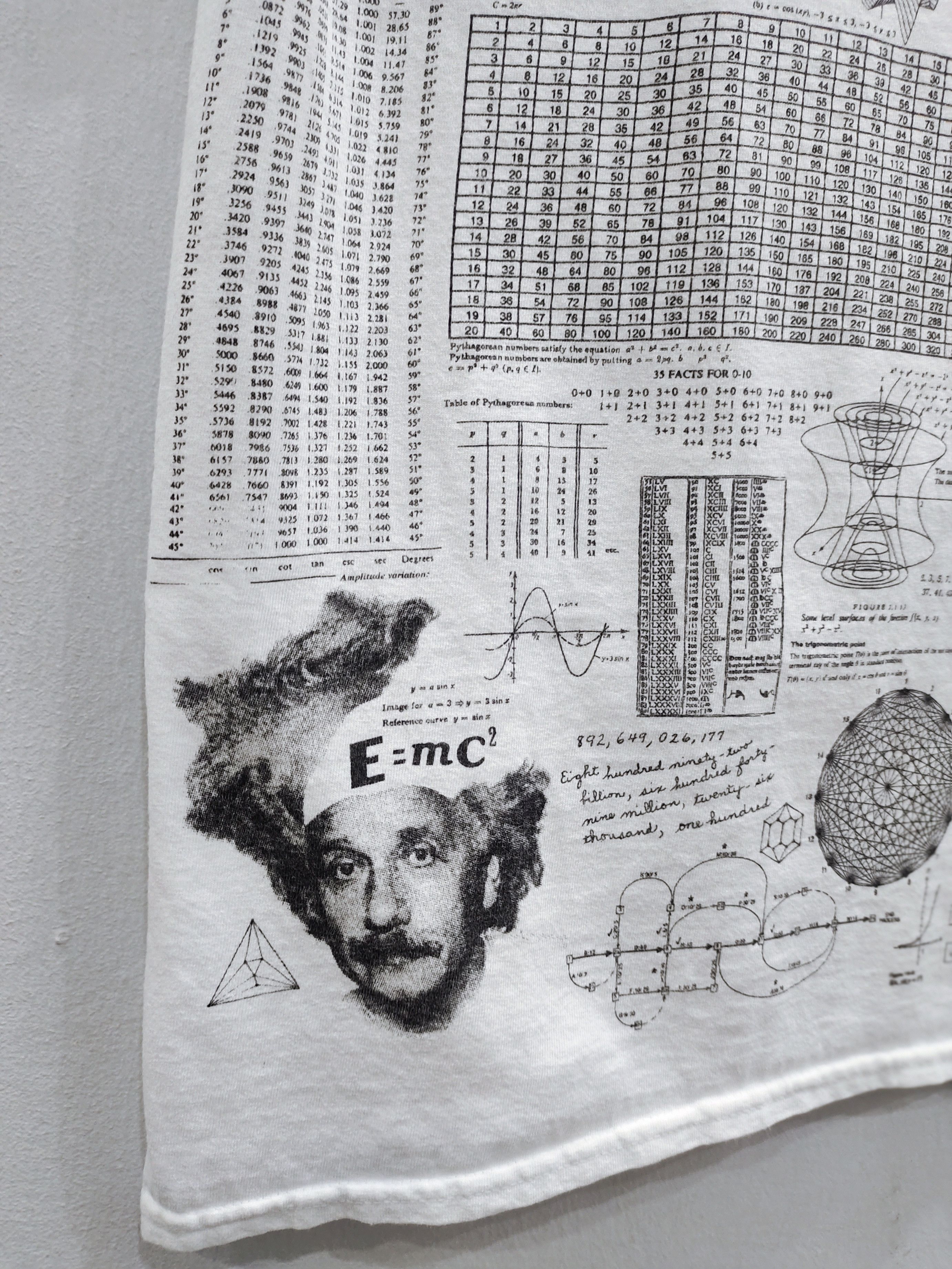 Vintage Vintage Math Hurts Test Answer Tee Size US XL / EU 56 / 4 - 3 Thumbnail