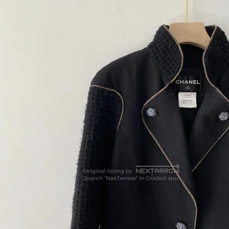 Chanel Chanel Black Wool Cardigan for Women . Size M / US 6-8 / IT 42-44 - 3 Thumbnail