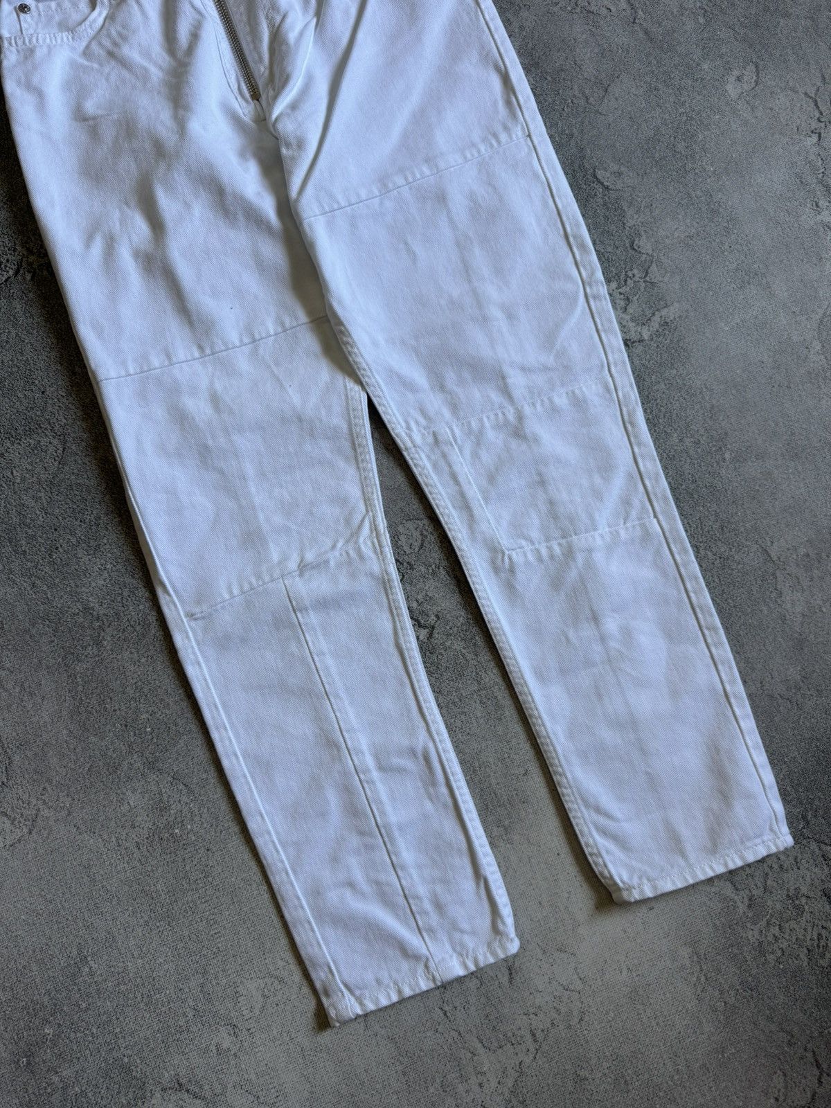Sandro Sandro Paris White Slim Fit Tapered Denim Jeans Size 40 Size 27" / US 4 / IT 40 - 2 Thumbnail