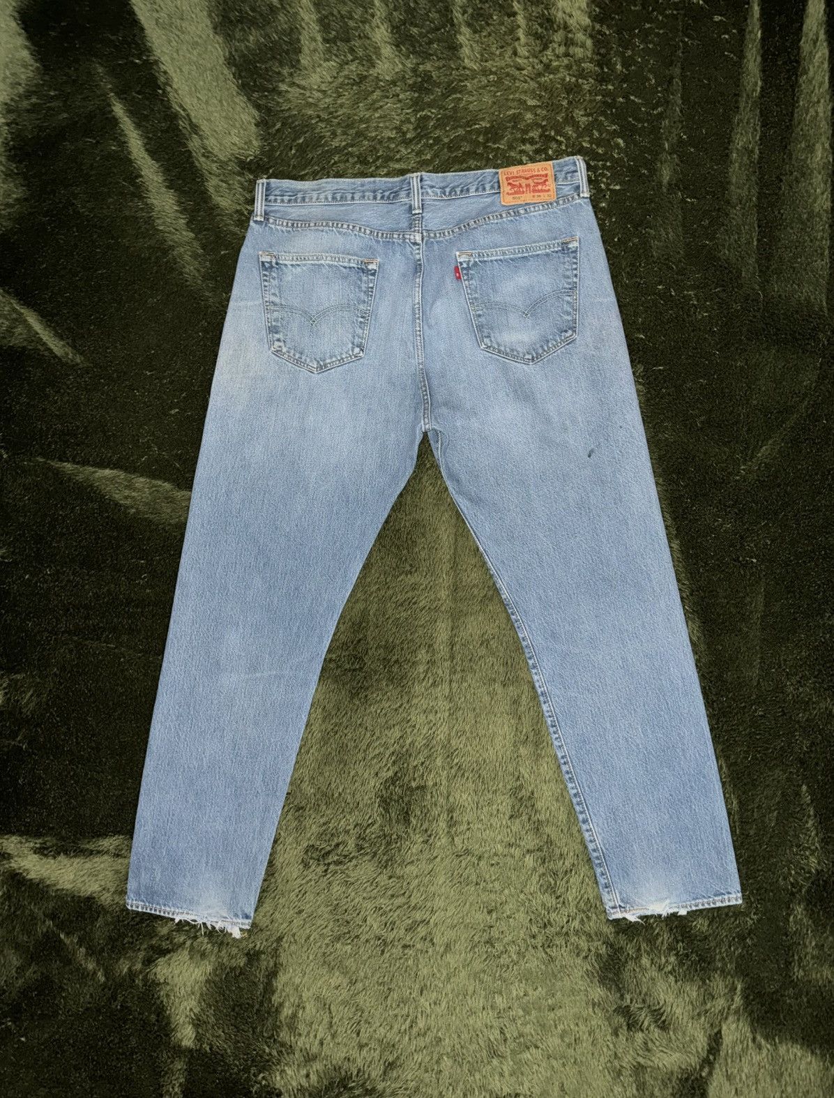 Levi's [W36/L32] Levi’s 501 Blank Tab Vintage Washed Denim Pants Size US 36 / EU 52 - 7 Thumbnail