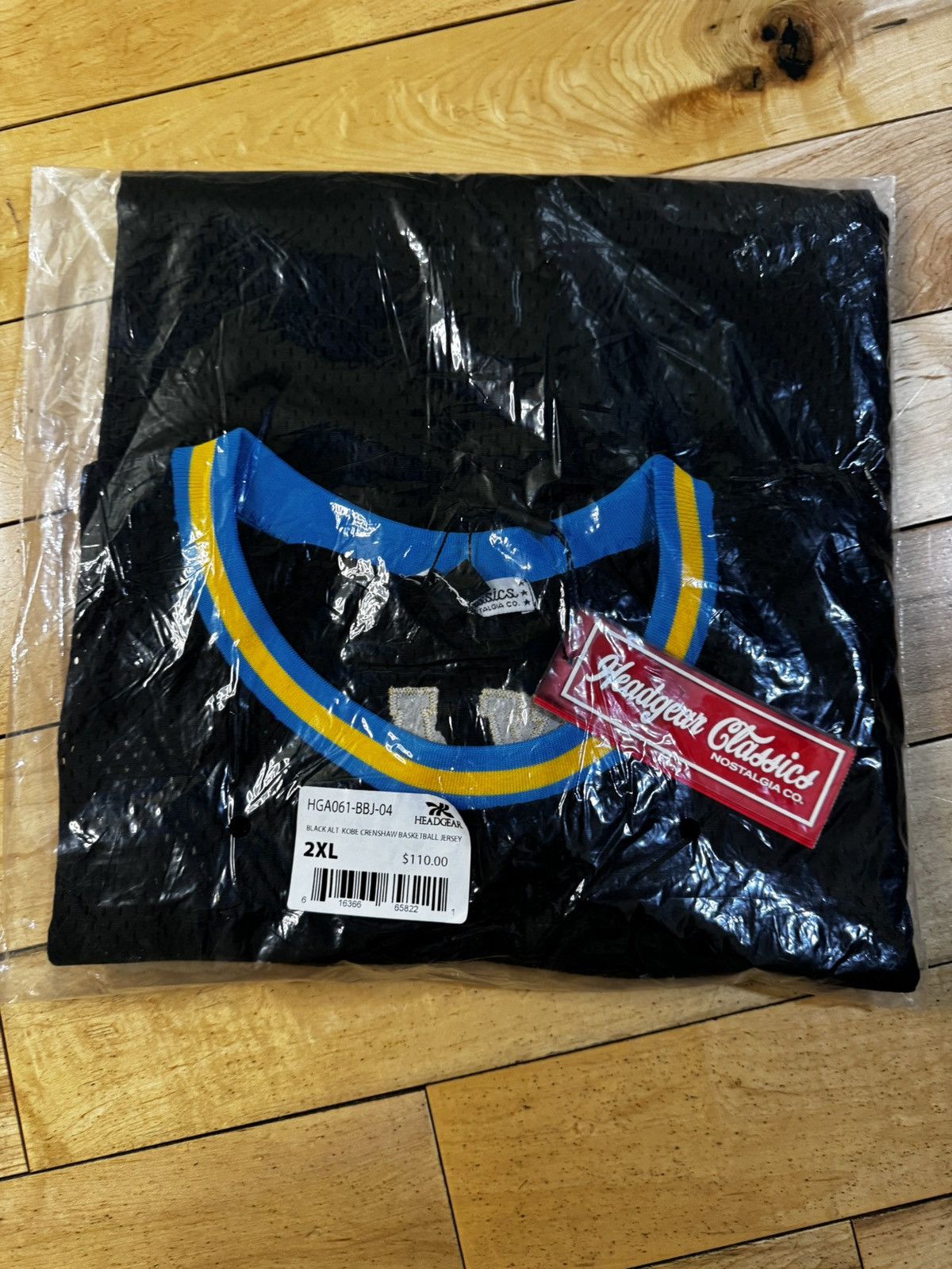 Other Headgear Classics Kobe Bryant #24 2XL Crenshaw Sewn Jersey Size US XXL / EU 58 / 5 - 8 Thumbnail