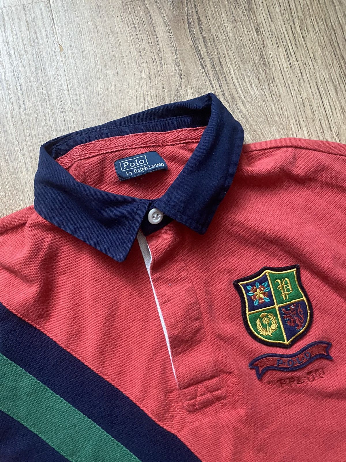 Polo Ralph Lauren × Vintage Vintage Polo Ralph Lauren New York Y2K multicolour rugby Size US S / EU 44-46 / 1 - 4 Thumbnail