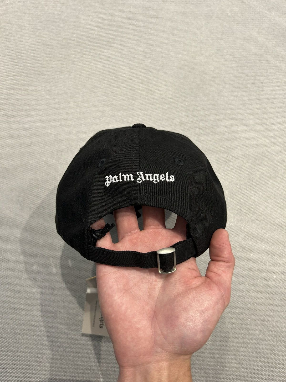 Palm Angels Palm Angles Classic Logo Cap Black White Size ONE SIZE - 3 Thumbnail