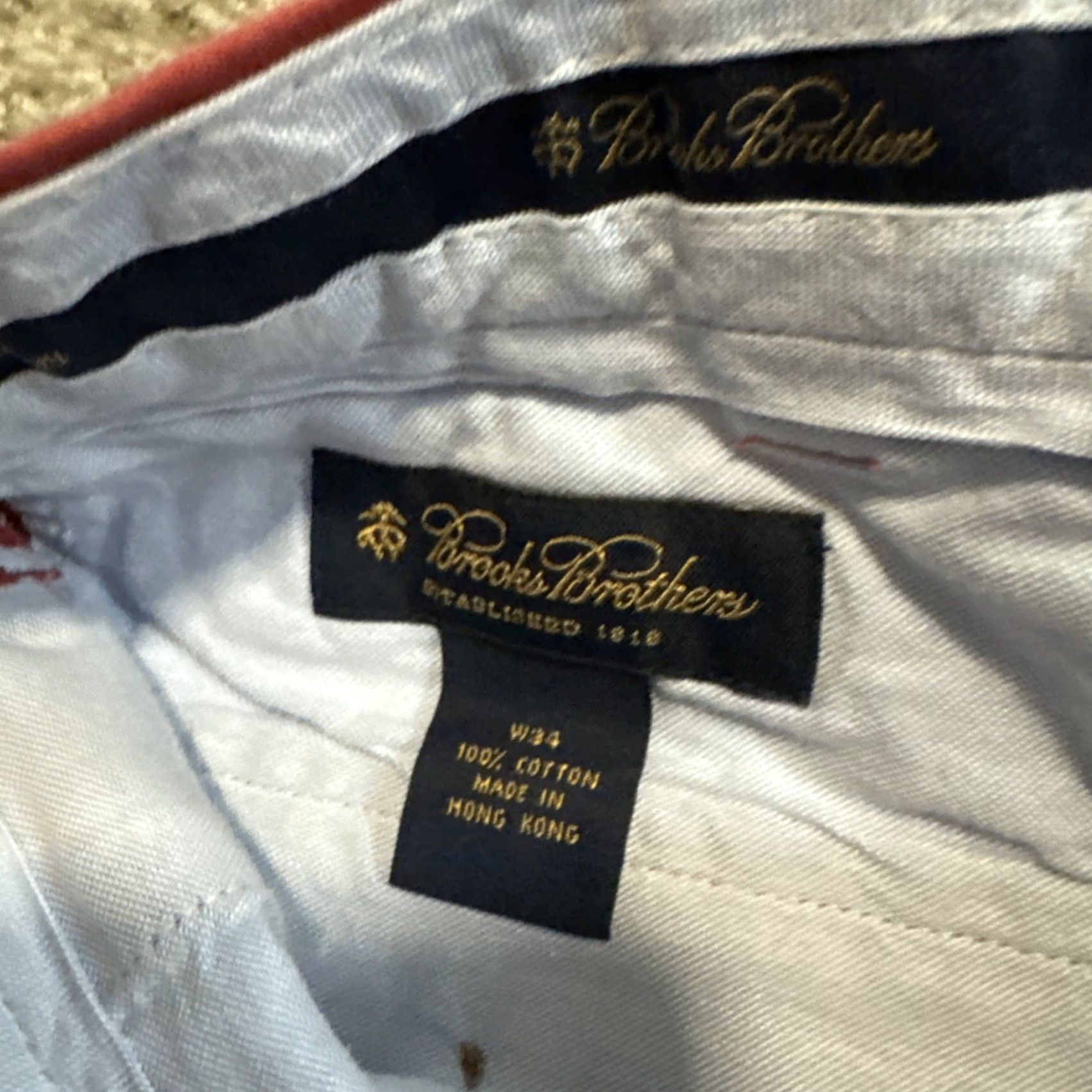 Brooks Brothers Brooks Brothers Shorts 34” Red Cotton Embroidered Crab Size US 34 / EU 50 - 4 Thumbnail