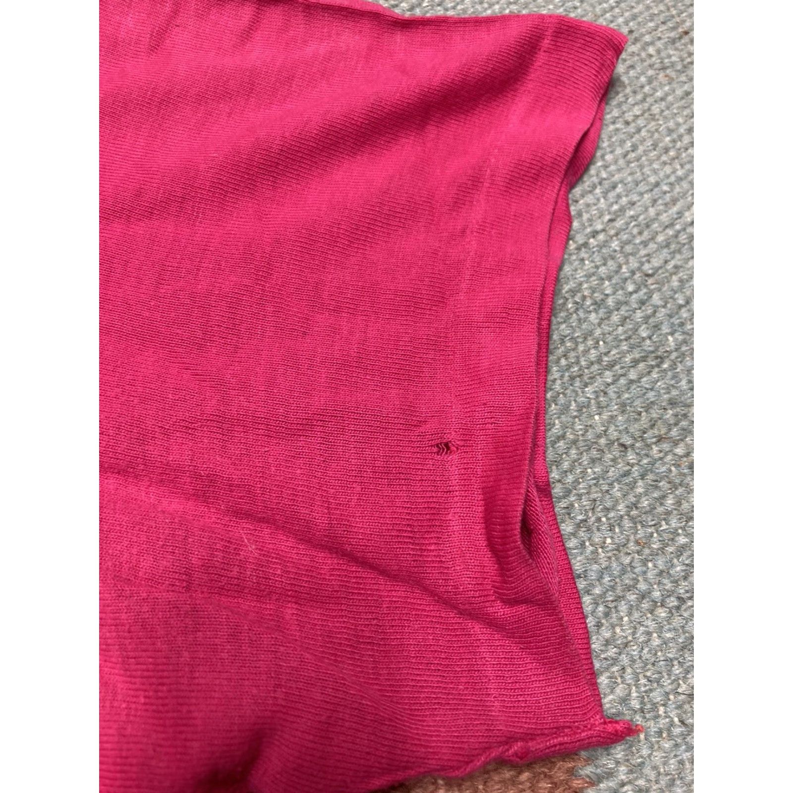 Vintage VINTAGE 1988 bicycle tour t shirt Michigan shoreline Lake traverse Mackinaw Medium Pink Mens Shirt Size US M / EU 48-50 / 2 - 5 Thumbnail
