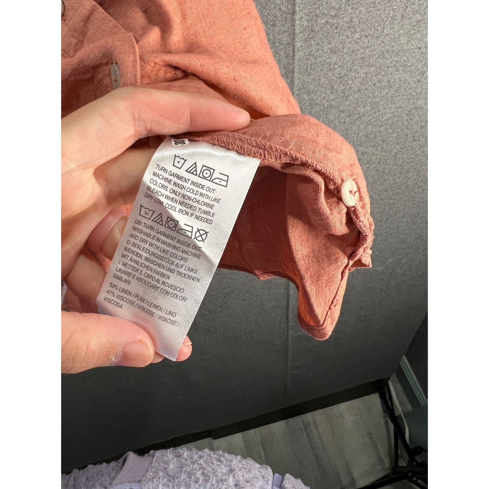 Denim & Co. Denim & Co. Naturals Petite Linen Blend Side Size XL / US 12-14 / IT 48-50 - 7 Thumbnail