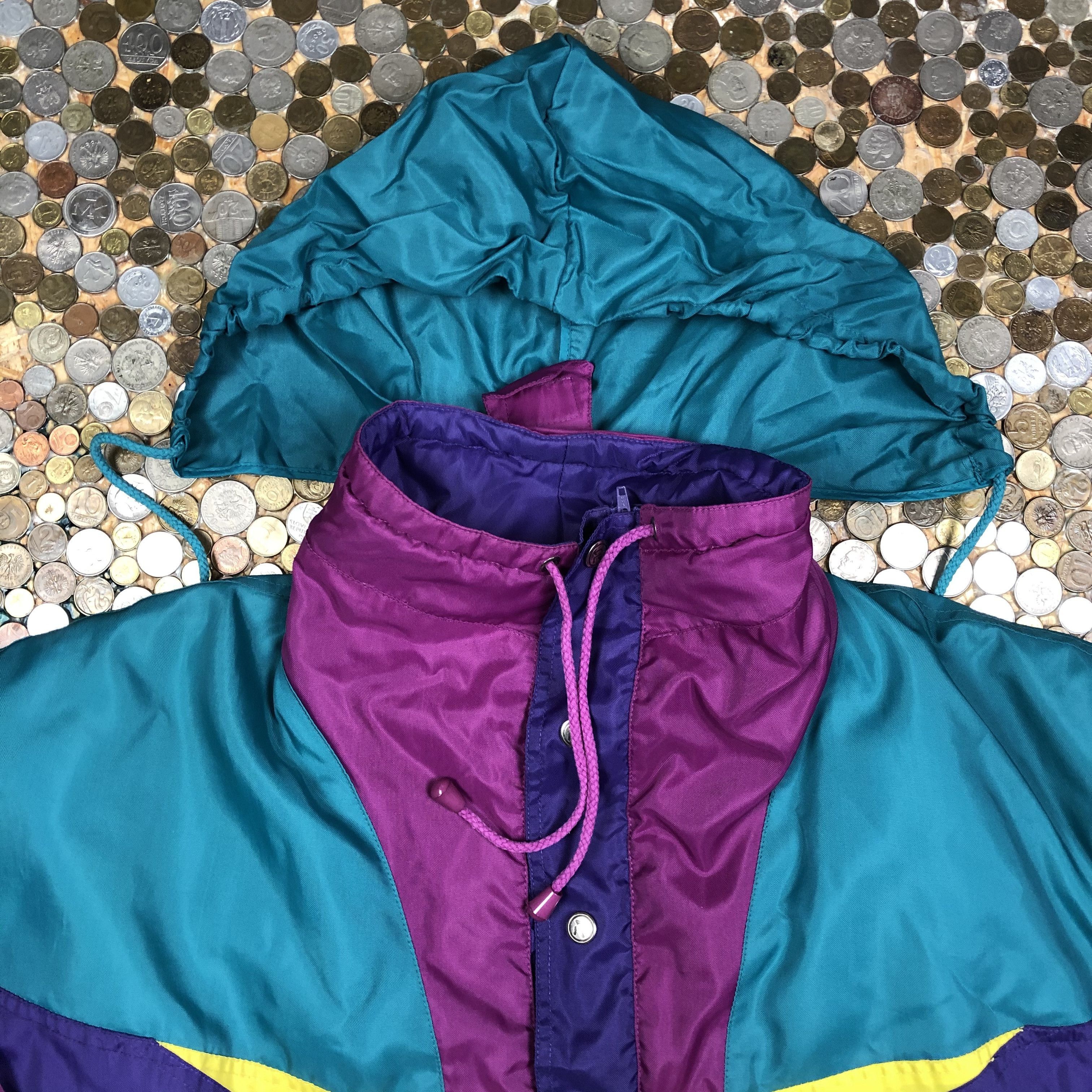 Vintage Vintage Bomber anorak jacket with hoodie Size US XXL / EU 58 / 5 - 2 Thumbnail