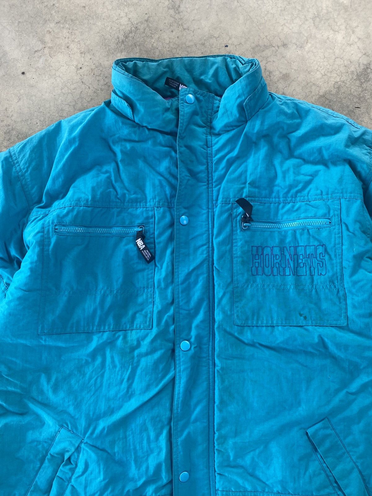 NBA × Starter × Vintage Vintage NBA Charlotte Hornets Jacket Size US L / EU 52-54 / 3 - 4 Thumbnail