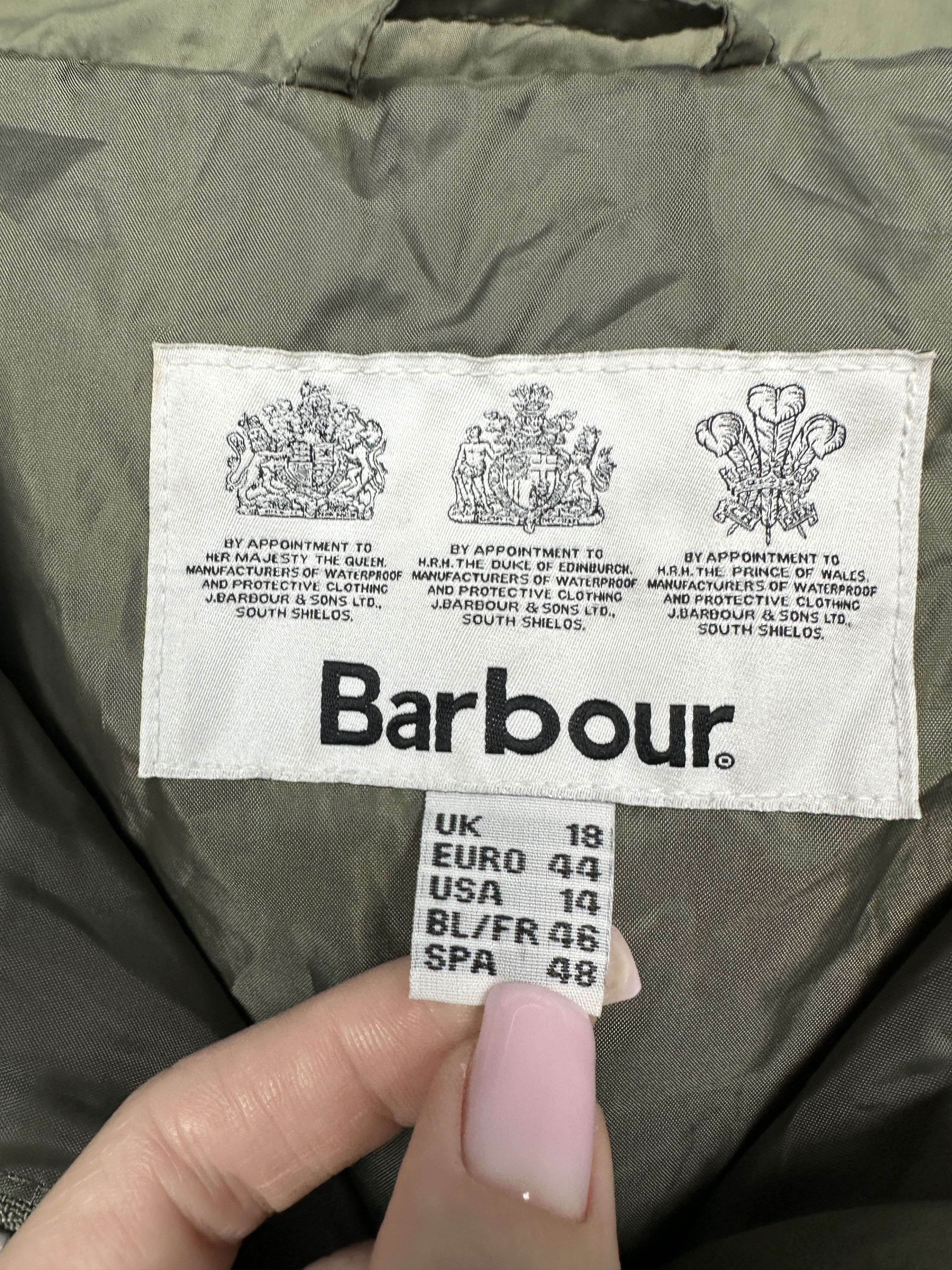 Barbour Barbour Womens Sea Daisy Showerproof Jacket Size XL / US 12-14 / IT 48-50 - 5 Thumbnail
