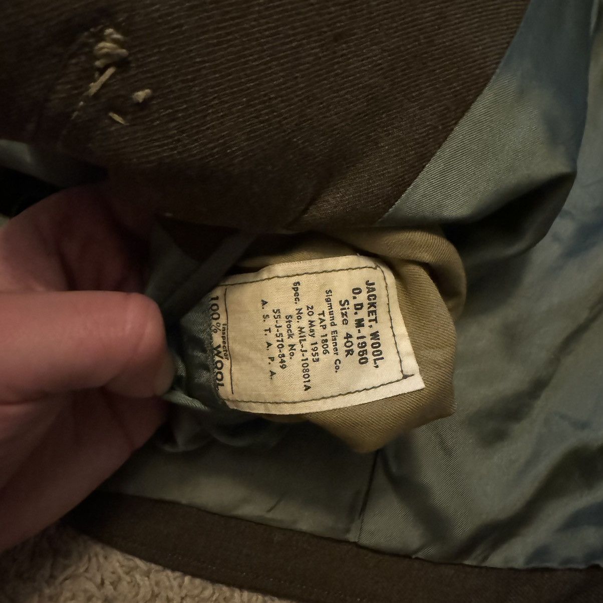 Vintage TRUE VINTAGE 1953 US ARMY JACKET! Size US M / EU 48-50 / 2 - 9 Thumbnail