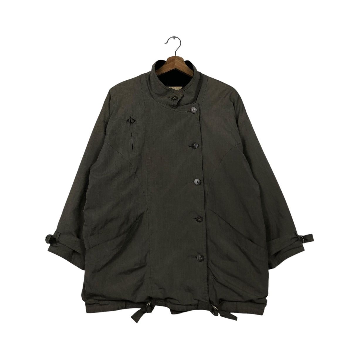 Japanese Brand 🔥VINTAGE BOMBER JACKET PARIENNE BUCKLE BONDAGE ISSEY MIYAKE Size US M / EU 48-50 / 2 - 3 Thumbnail
