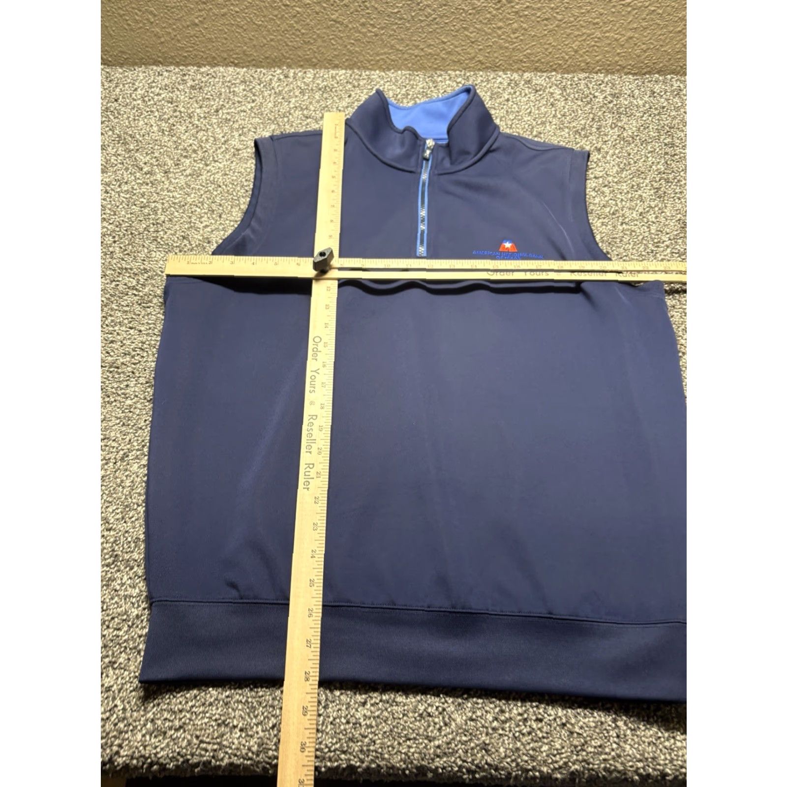 Vintage F&G Tech Vest Mens Large 1/4 Pullover Golf Fairway & Greene Polyester Spandex Vest Size US L / EU 52-54 / 3 - 4 Thumbnail