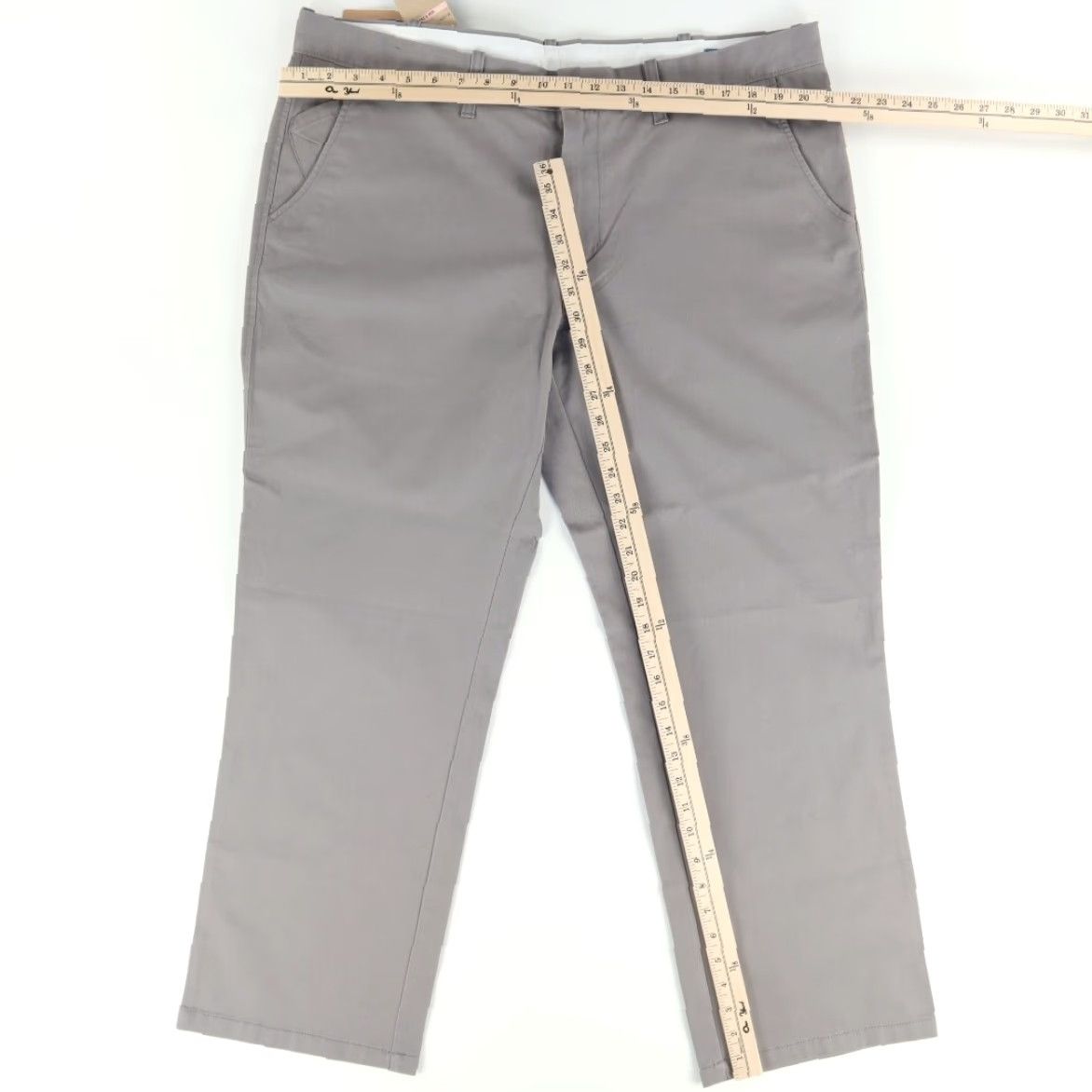 Haggar Haggar Life Khaki Cotton Blend Khaki Chino Pants Gray Men's 40 Size US 40 / EU 56 - 3 Thumbnail