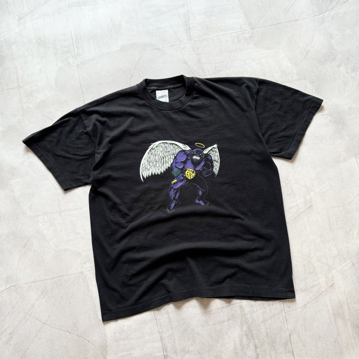 Band Tees 1996 Die Arzte VS Terrorgruppe Rockgiganten Promo T-shirt Size US XL / EU 56 / 4 - 1 Thumbnail
