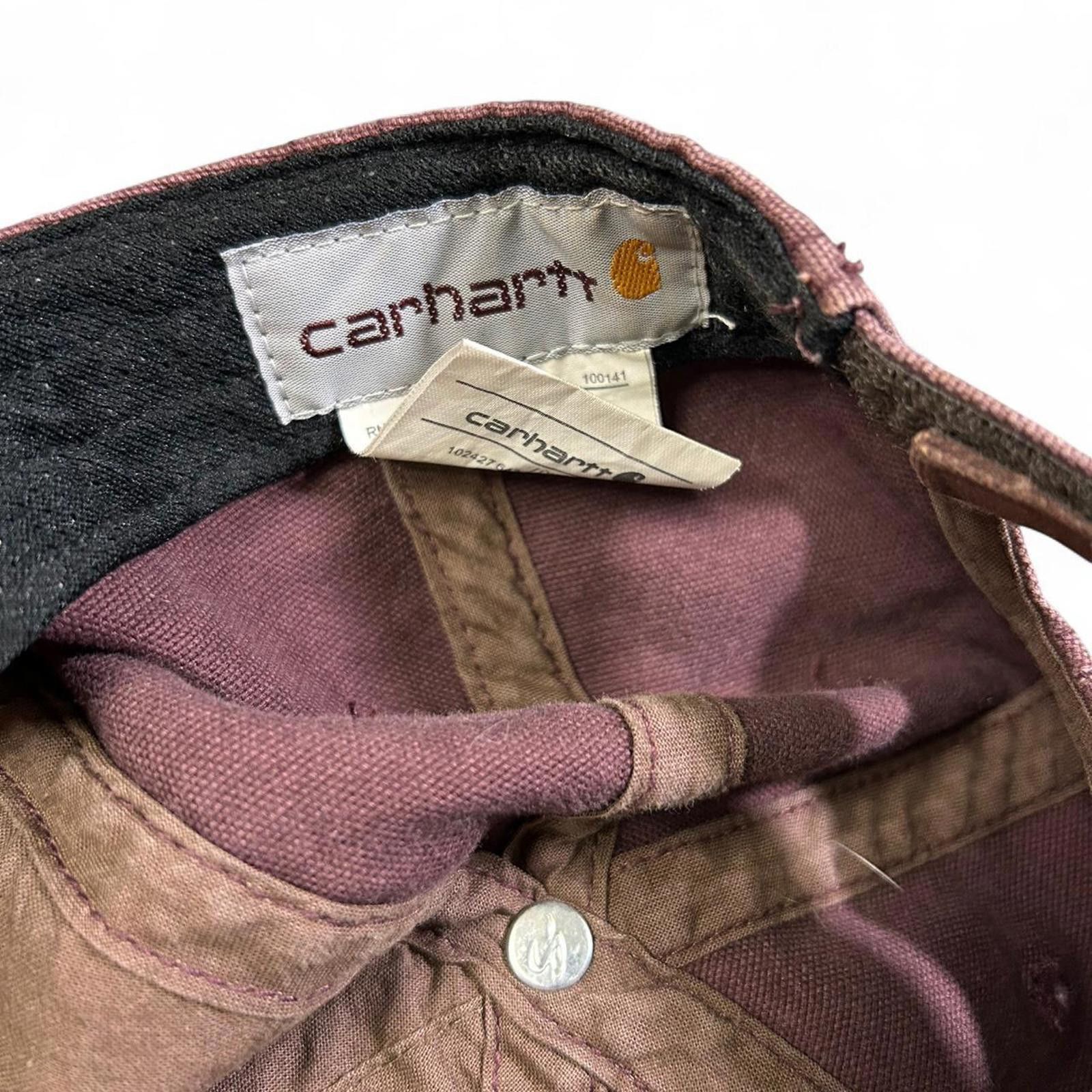 Carhartt Carhartt Canvas Hat Red/Purple Size ONE SIZE - 5 Thumbnail
