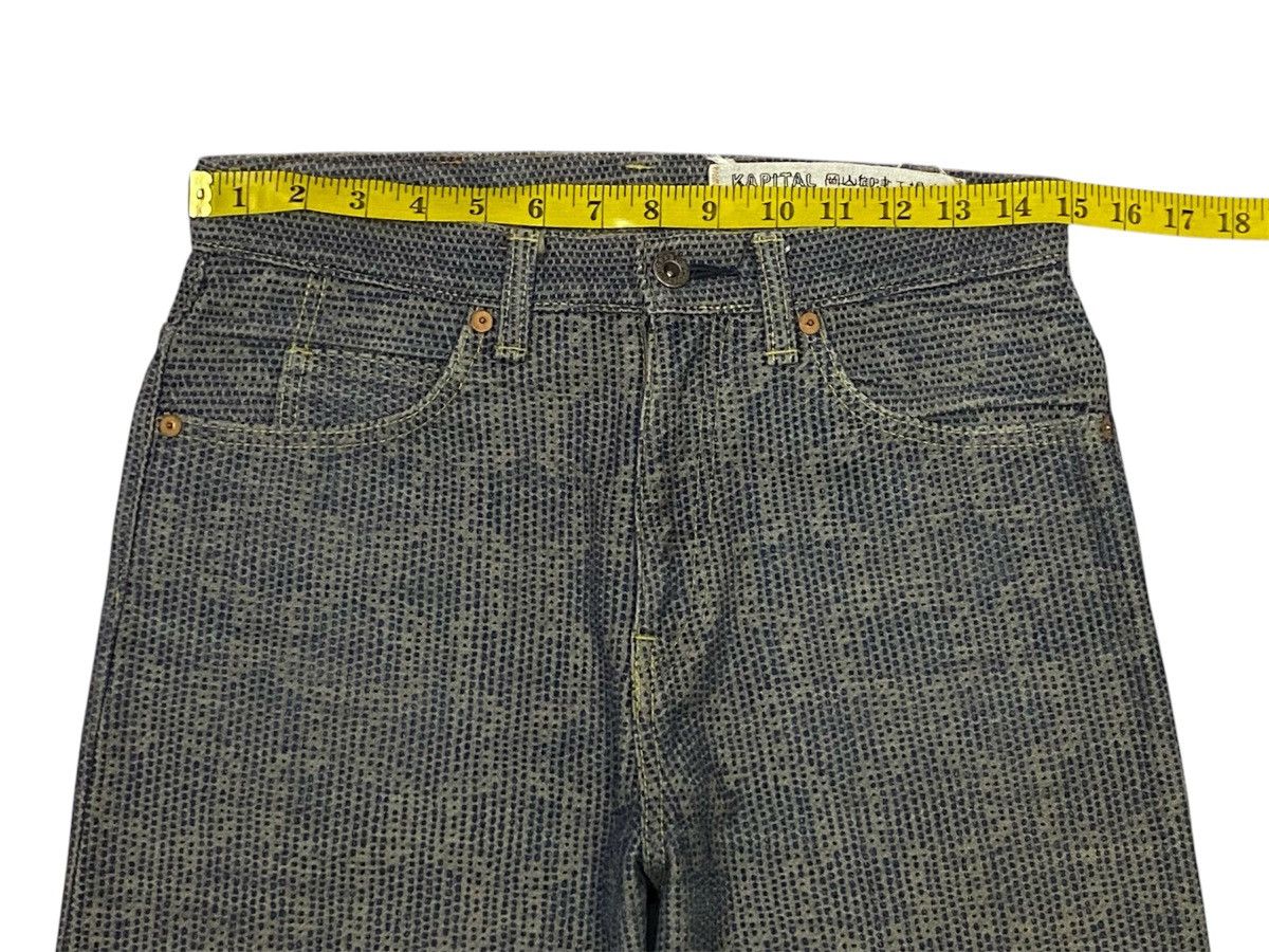 Kapital Kapital Century Monkey Cisco ( Sashiko ) Denim Pants Size US 30 / EU 46 - 16 Thumbnail