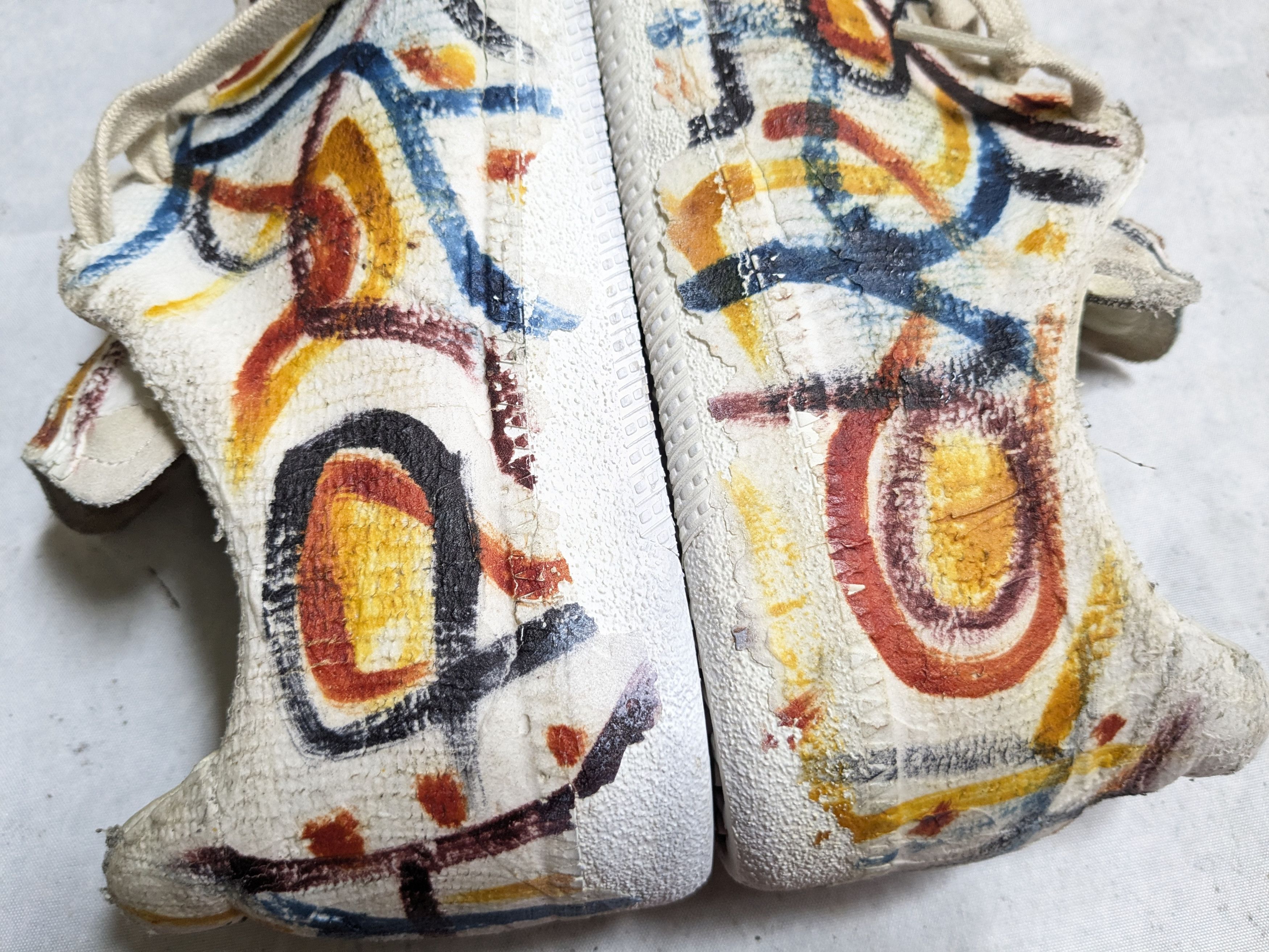 Maison Margiela Maison Margiela GAT Replica Paint Splatter White 10 43 Lows Size US 10 / EU 43 - 10 Thumbnail