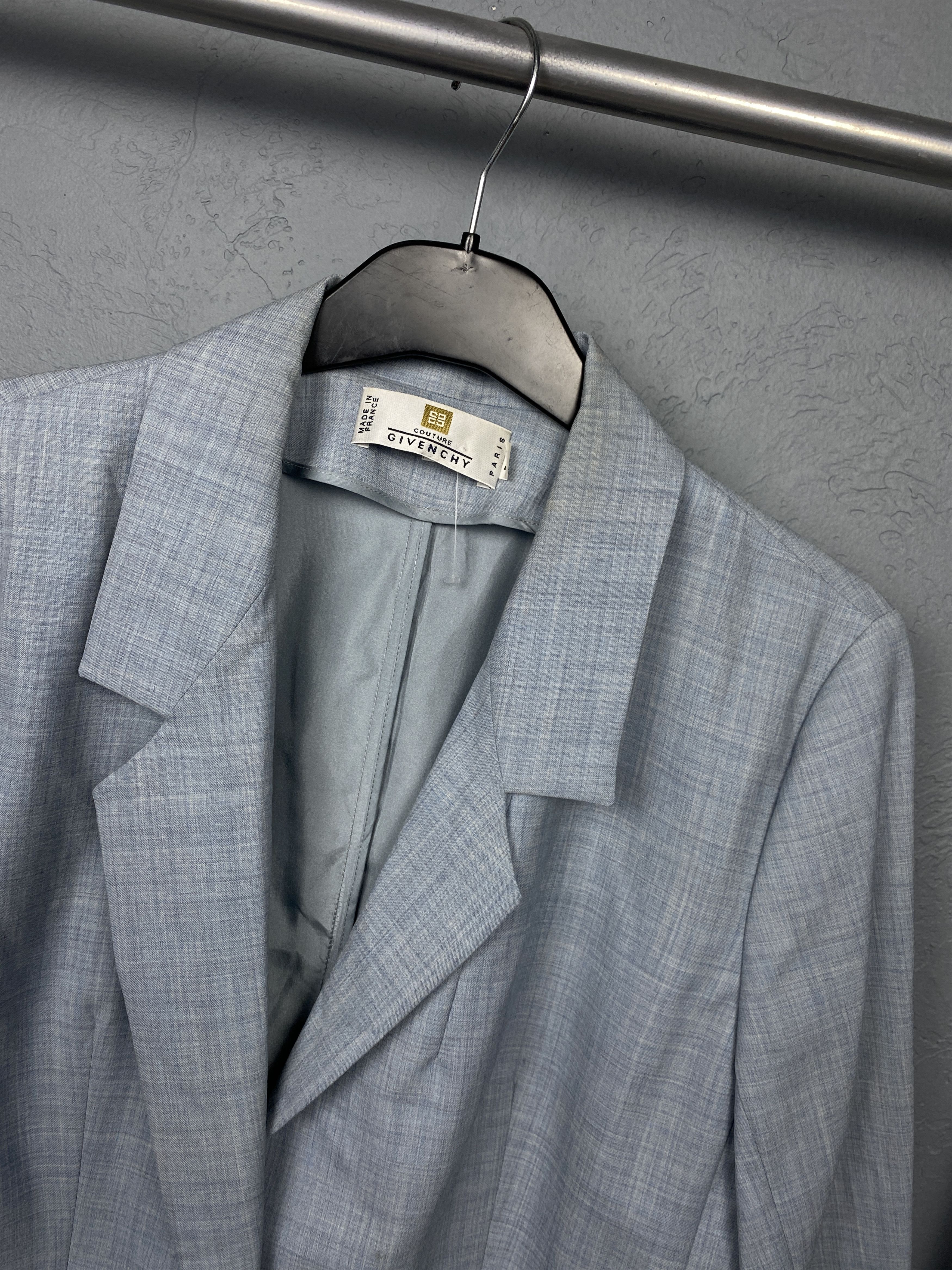 Givenchy Givenchy Couture Paris Vintage Womens Wool Blazer Jacket Size L / US 10 / IT 46 - 2 Thumbnail