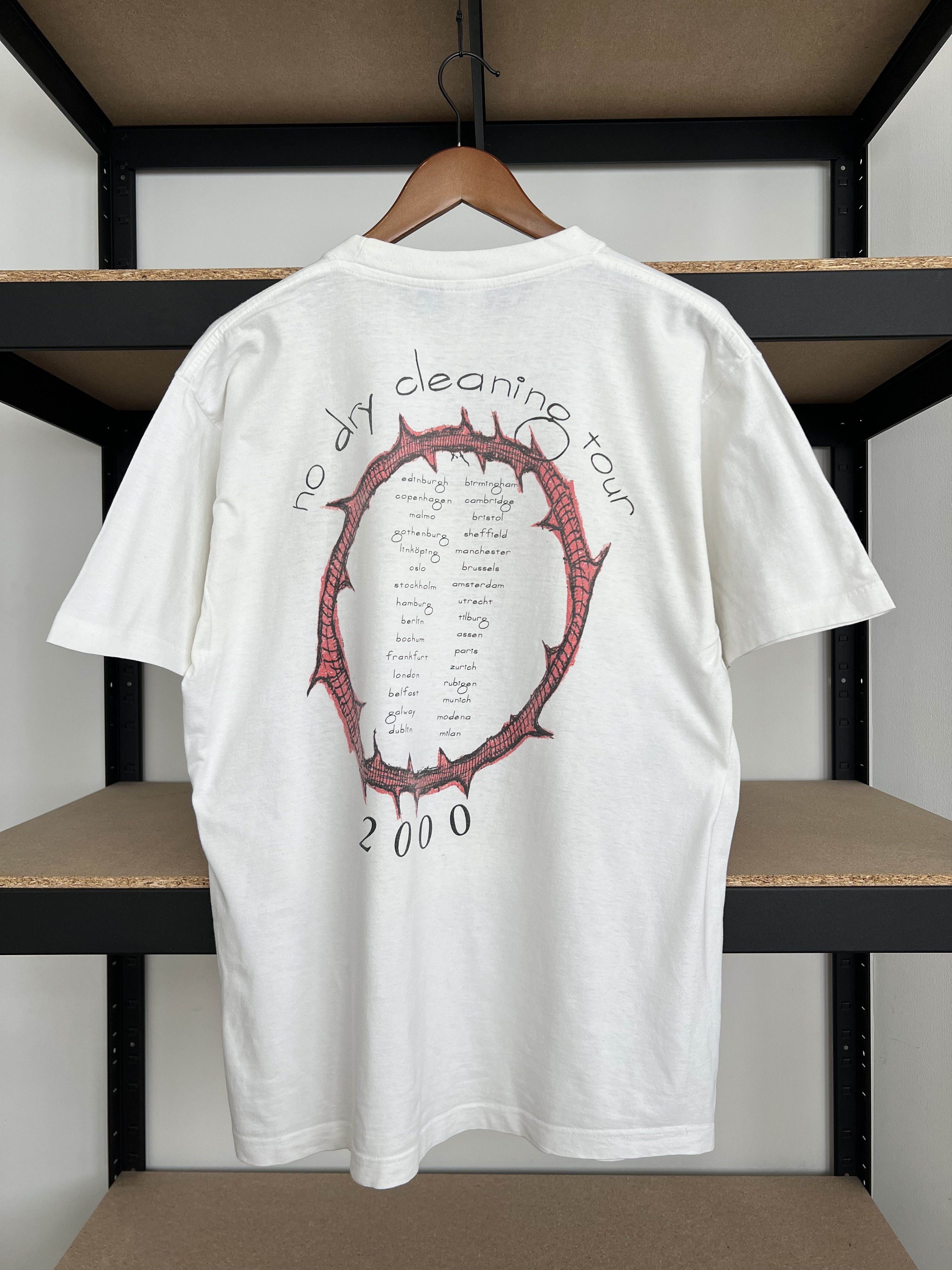 Band Tees Vintage 2000 Steve Earle Transcendental Blues White T-shirt Size US L / EU 52-54 / 3 - 2 Thumbnail