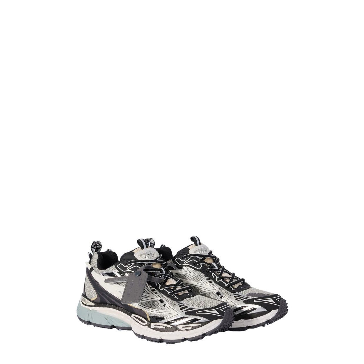 Off-White OFF-WHITE Be Right Back Men's Gray/White Sneakers New & Auth Size US 6 / EU 39 - 2 Thumbnail