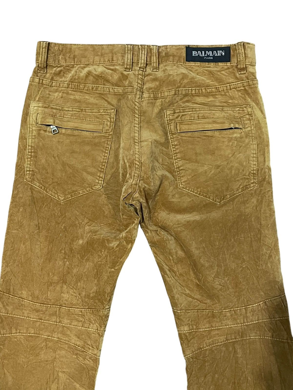 Balmain Balmain Velvet Corduroy Destroyed Pants Size US 33 - 5 Thumbnail